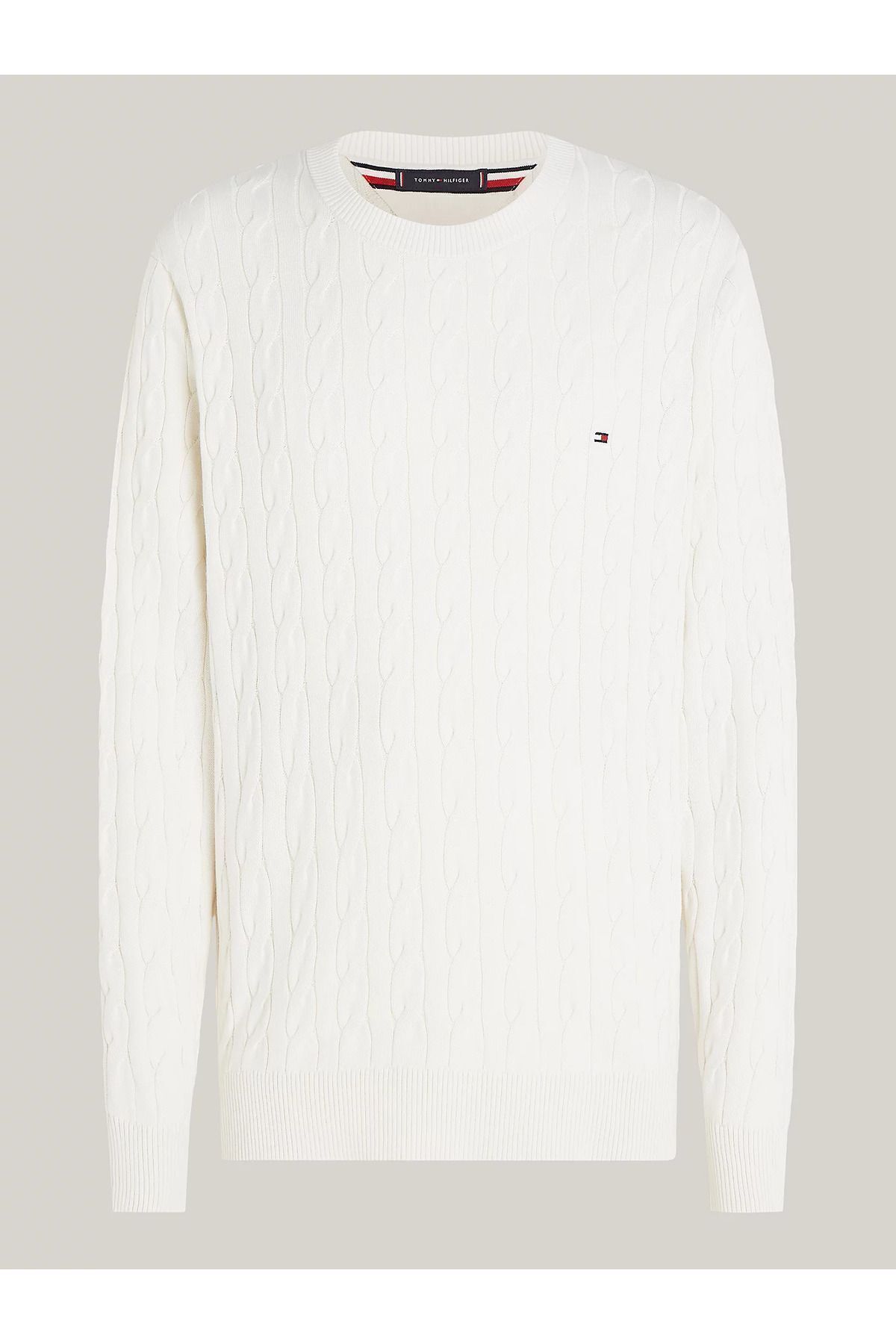 White tommy hilfiger pullover cheap