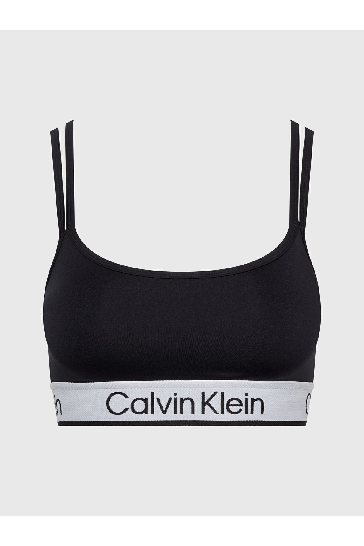 Calvin Klein Women s Black Sports Bra Comfortable and Breathable Elastic Band Daily Use Trendyol