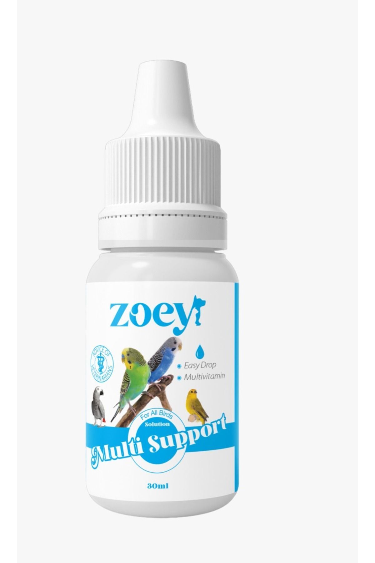 ZOEY PET PRODUCTS MULTI SUPPORT KUŞ VİTAMİNİ DESTEĞİ 6'LI