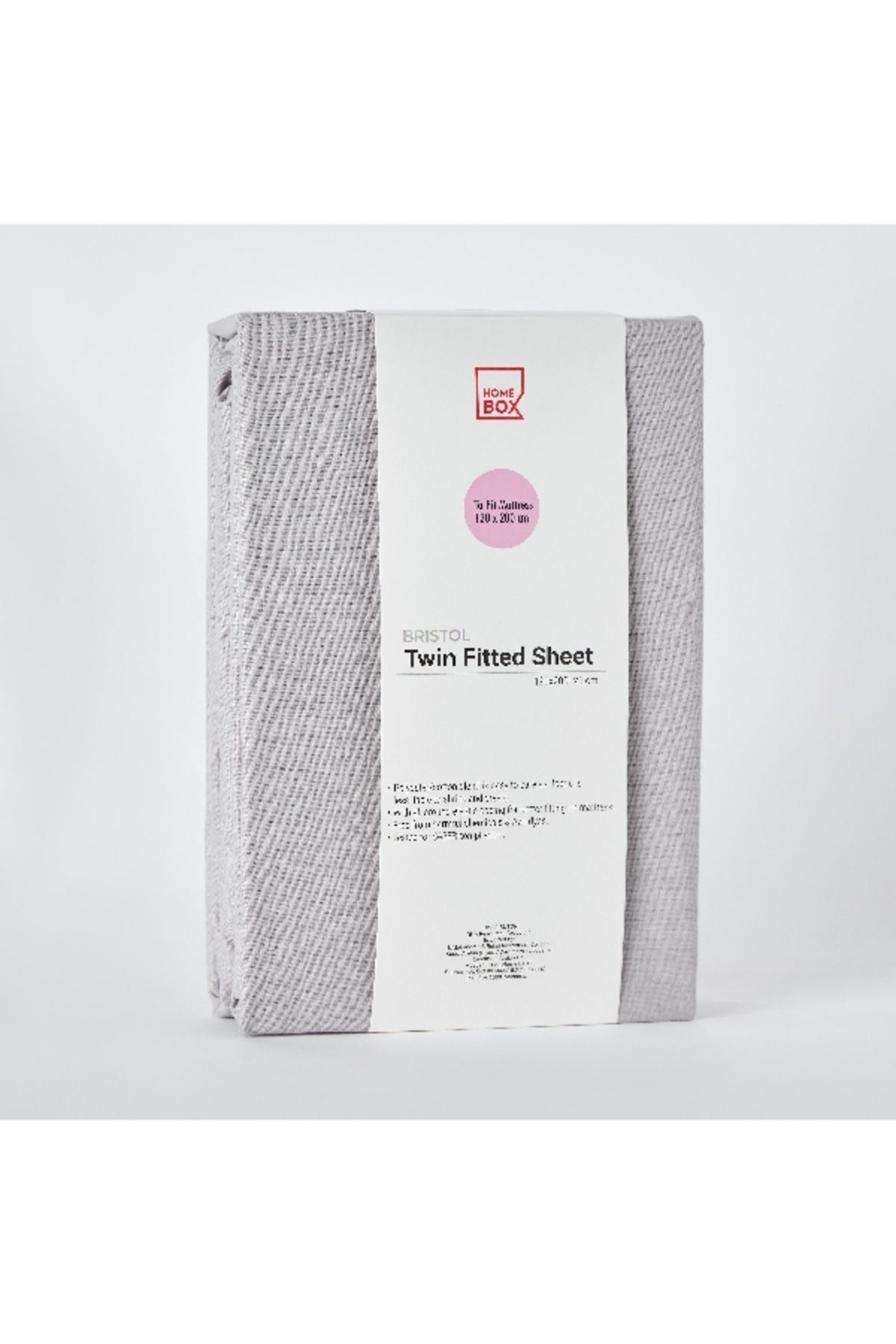 Home Box-Bristol Polycotton Cift Kişilik Sharşaf - 120x200+25 سم 8