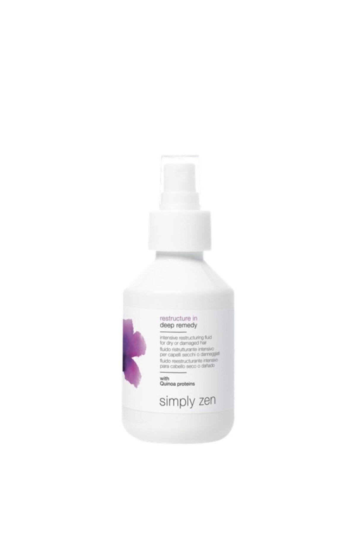 اسپری مراقبت ویژه Restructure In Deep Remedy برای موهای خشک و آسیب دیده 150 میلی لیتر Simply Zen