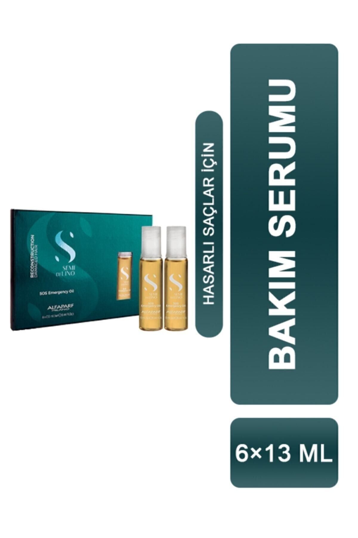 Keymen- لوسیون روغن اضطراری بازسازی Semi Di Lino 6x13 Ml Alfaparf