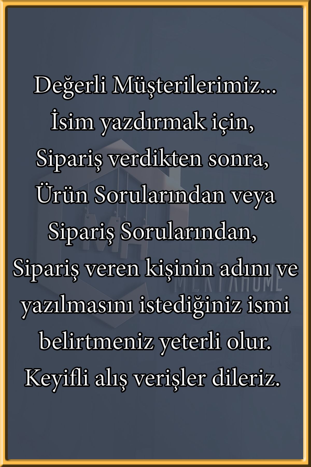 Genel Markalar İSİM YAZDIRILABİLİR AVİZE MKTİAV-069 fotoğrafı 2 (önizleme)