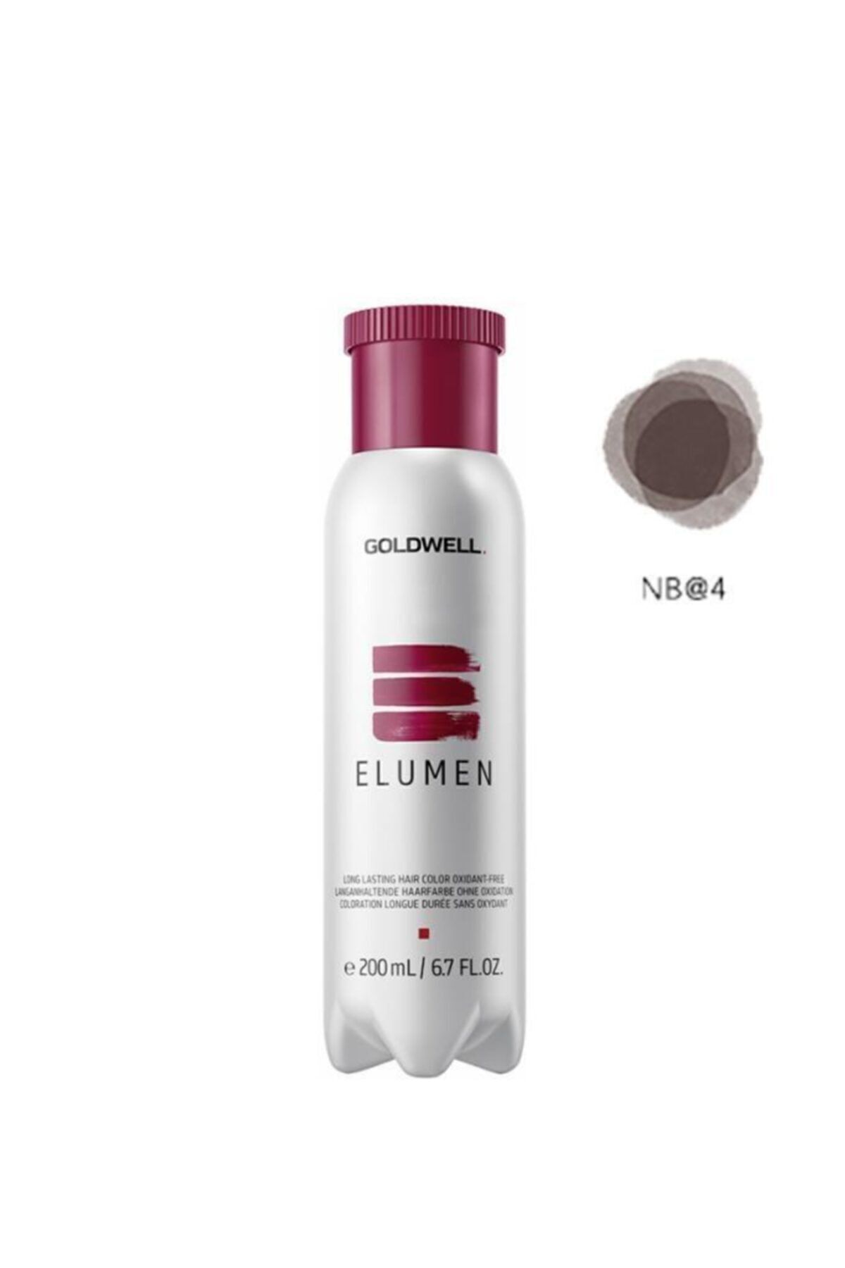 رنگ مو الومن Nb@4 طبیعی قهوه ای 200 میلی لیتر GOLDWELL