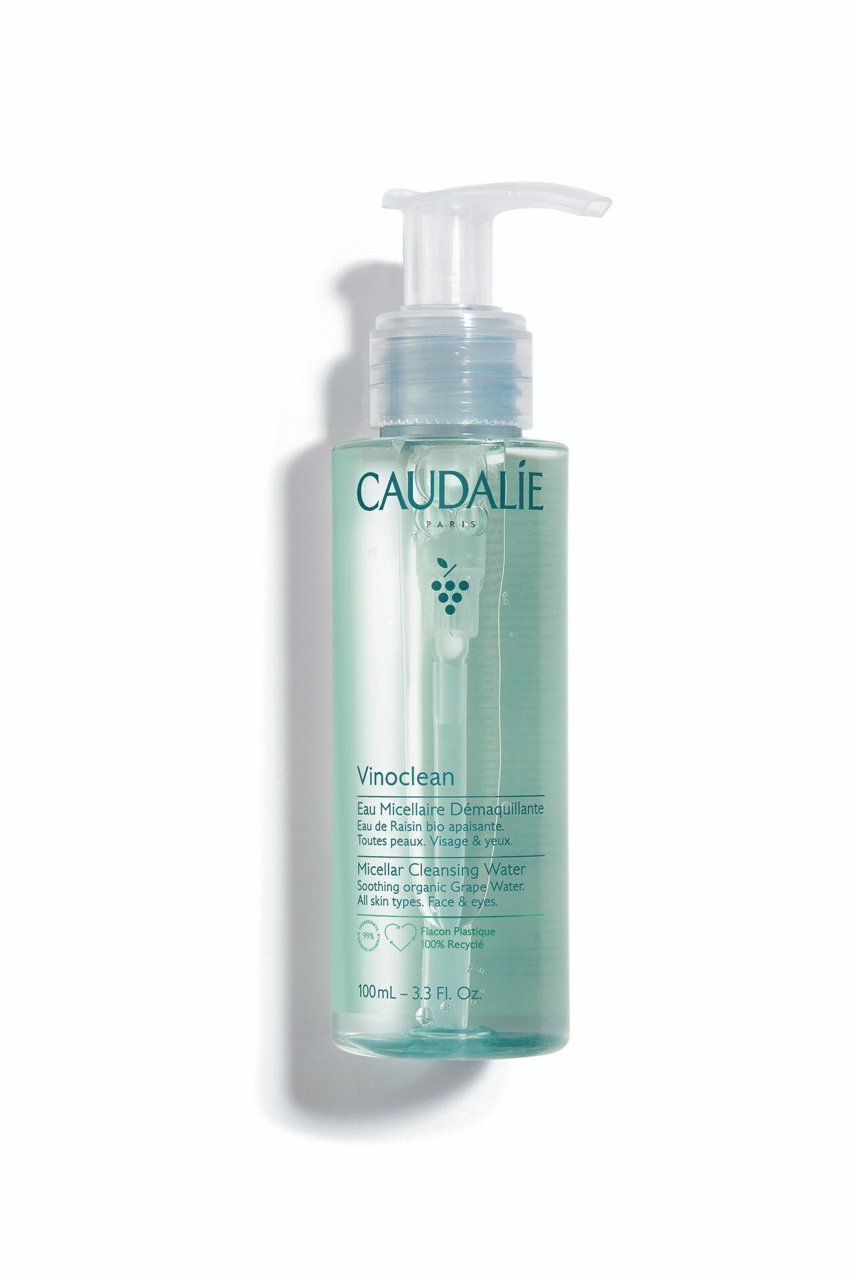 آب پاک کننده میسلار وینوکلین 100 میلی لیتر Caudalie