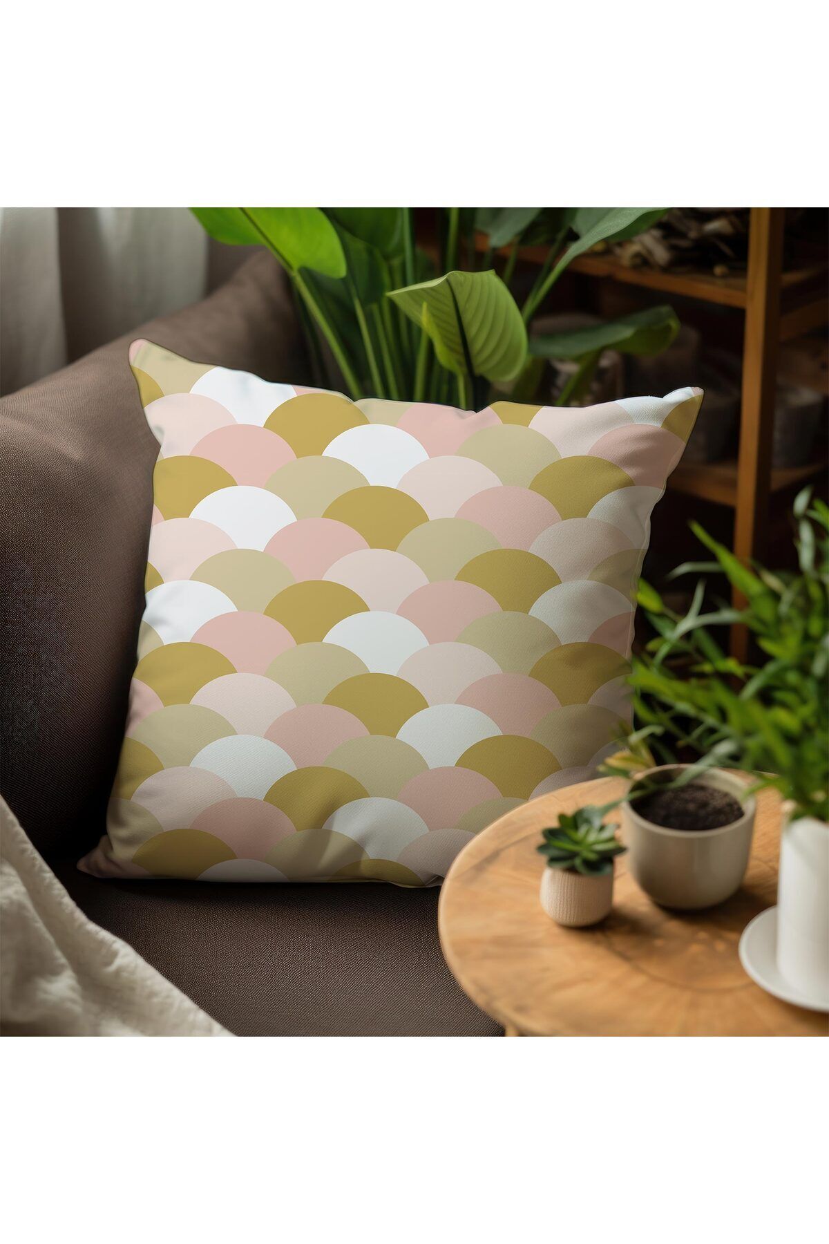 EJOYA-Modern Designed 4-Piece Pillow and Throw Pillow Case 45cm 4