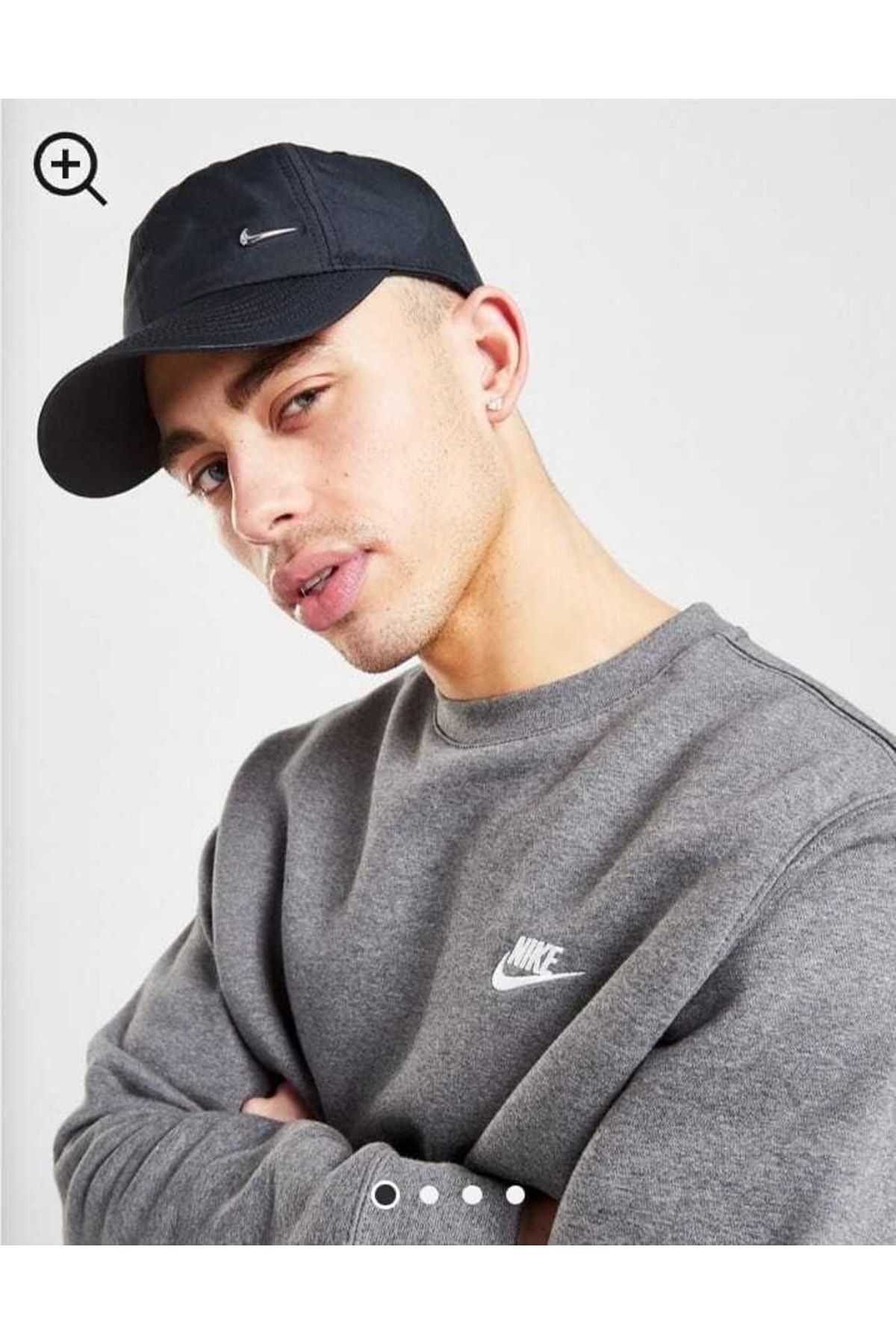کلاه نایکی زنانه پلی استر مشکی         | Nike 4543543543534543 VN - تصویر 3