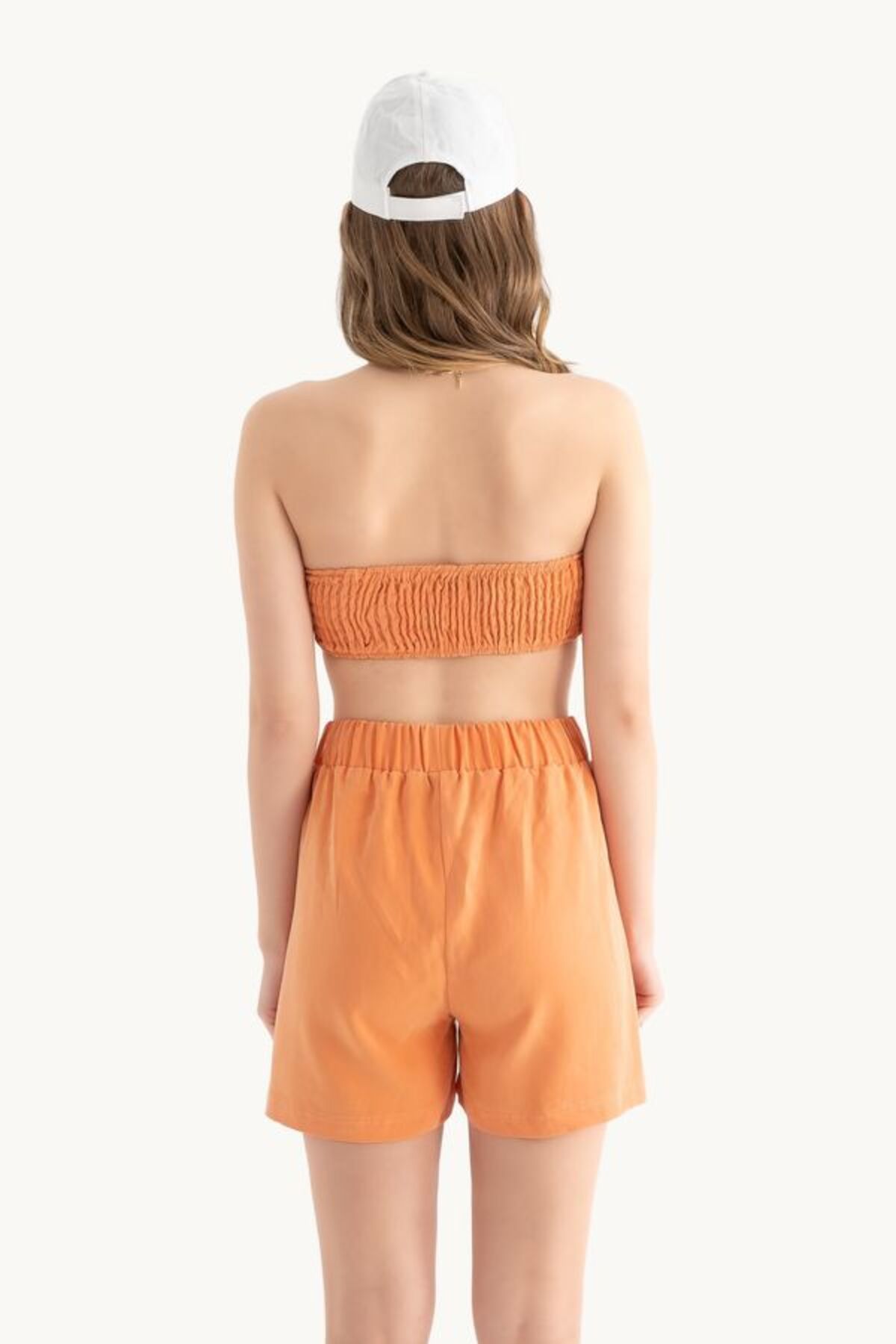 Hiccup-Elastic Waist Relaxed Shorts 4