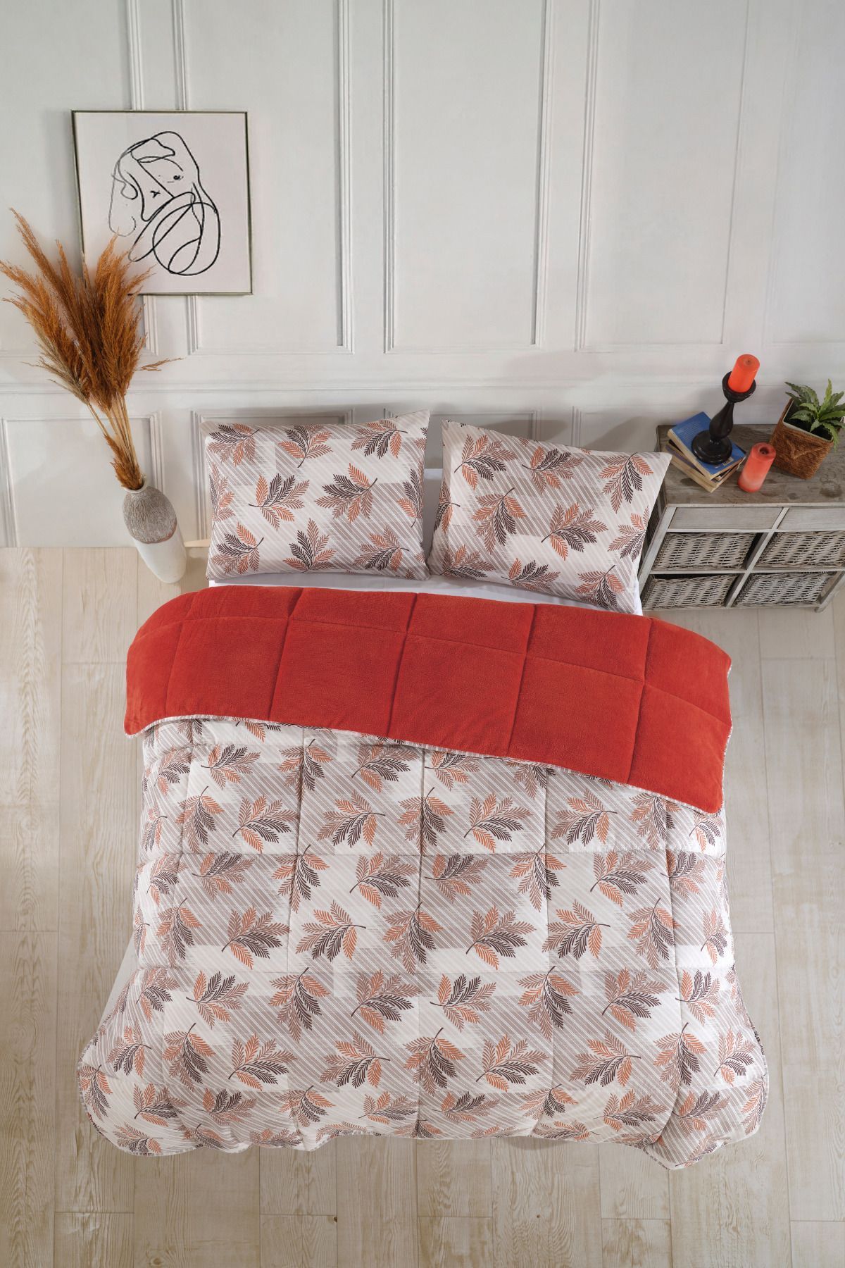 Formeya-Einzelne Luxus-Wellsoft-Steppdecke, doppelseitiger Kissenbezug, 155 x 215 cm Steppdecke 2