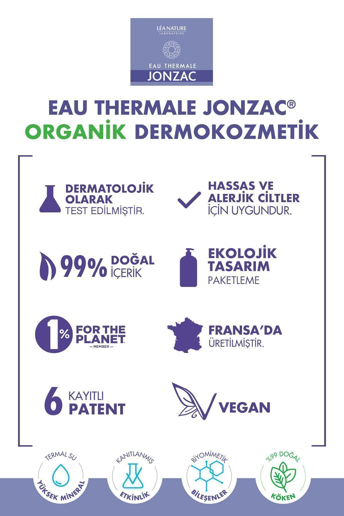 میسلار واتر ارگانیک مرطوب کننده و پاک کننده 2*500 میلی لیتر Eau Thermale Jonzac