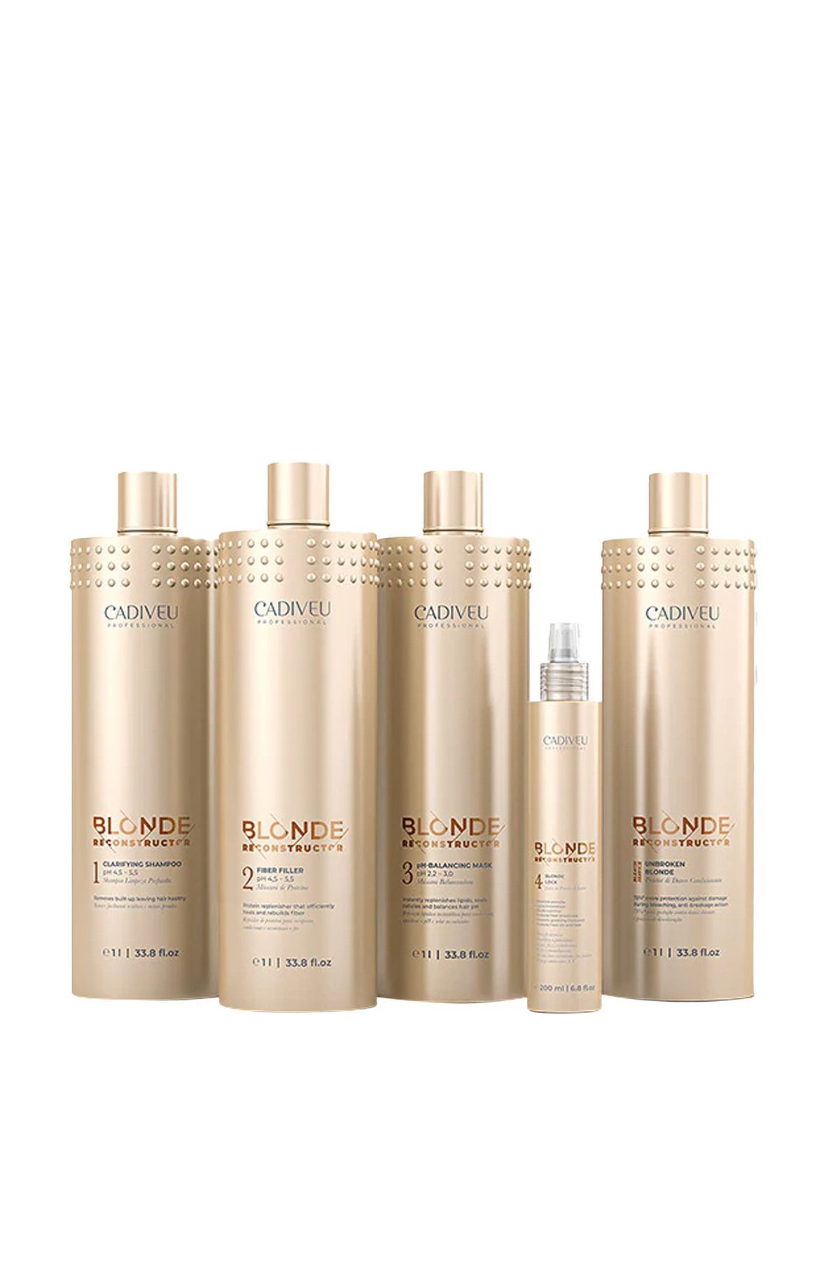 Cadiveu Blonde Reconstructor Salon Servis Seti