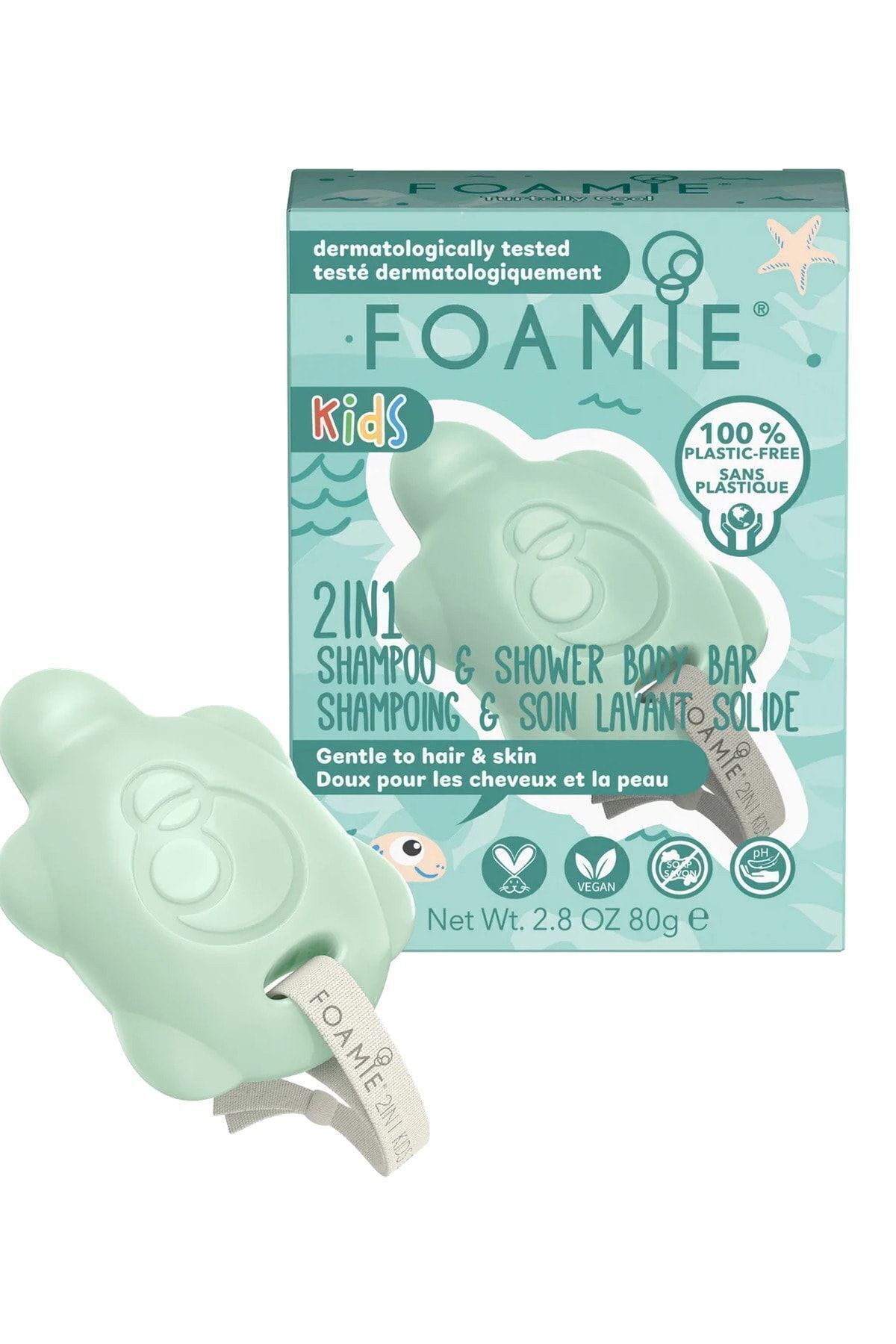 Foamie-صابون للشعر والجسم 2 في 1 للأطفال بالمانجو 80 جم 1