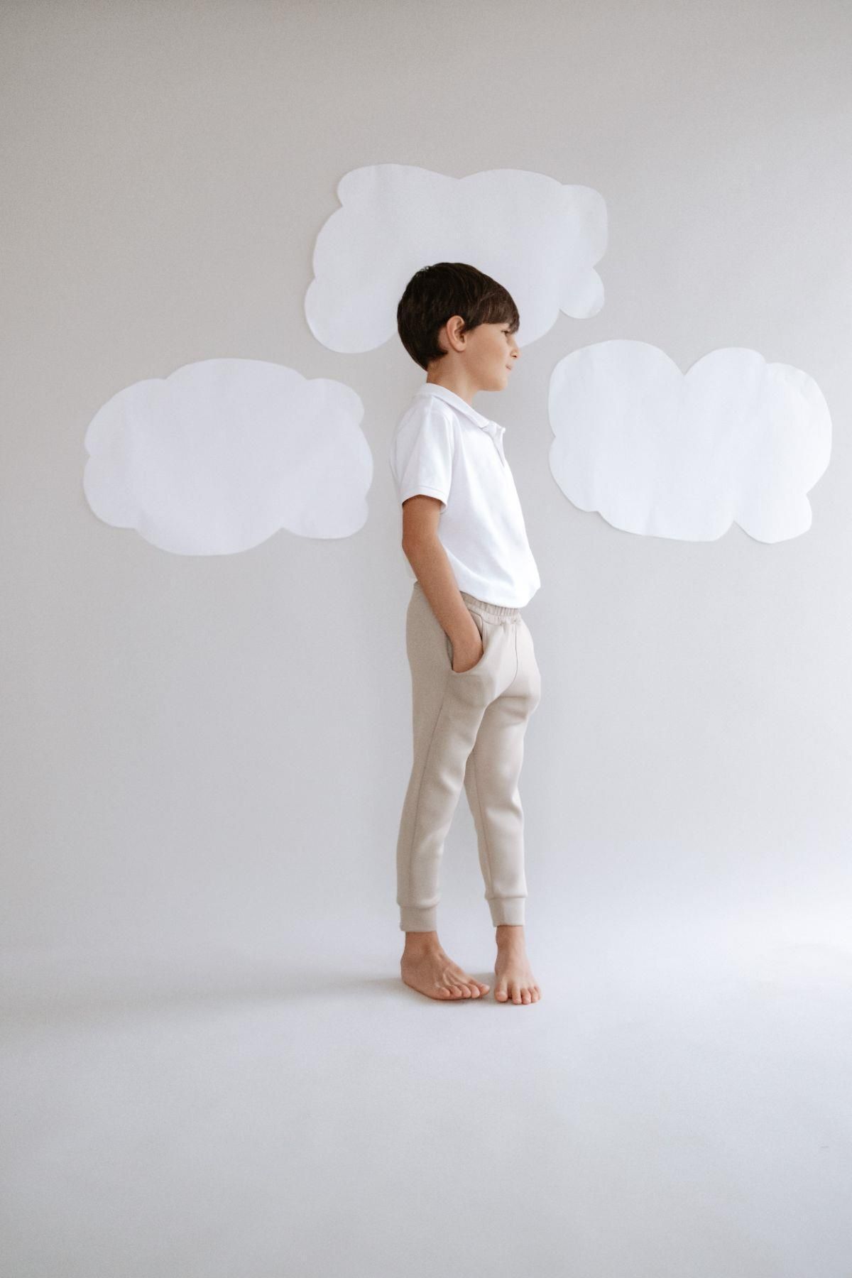 C&City-Boy's Cuffed Leg Sweatpants 873 Stone 3
