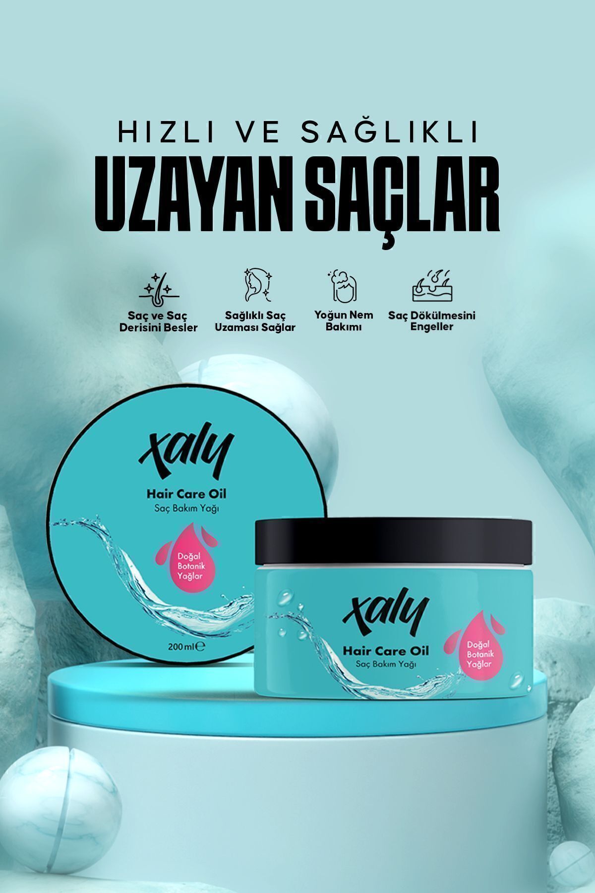 روغن مخصوص مراقبت از مو برای موهای آهسته 250 میلی لیتر Xaly