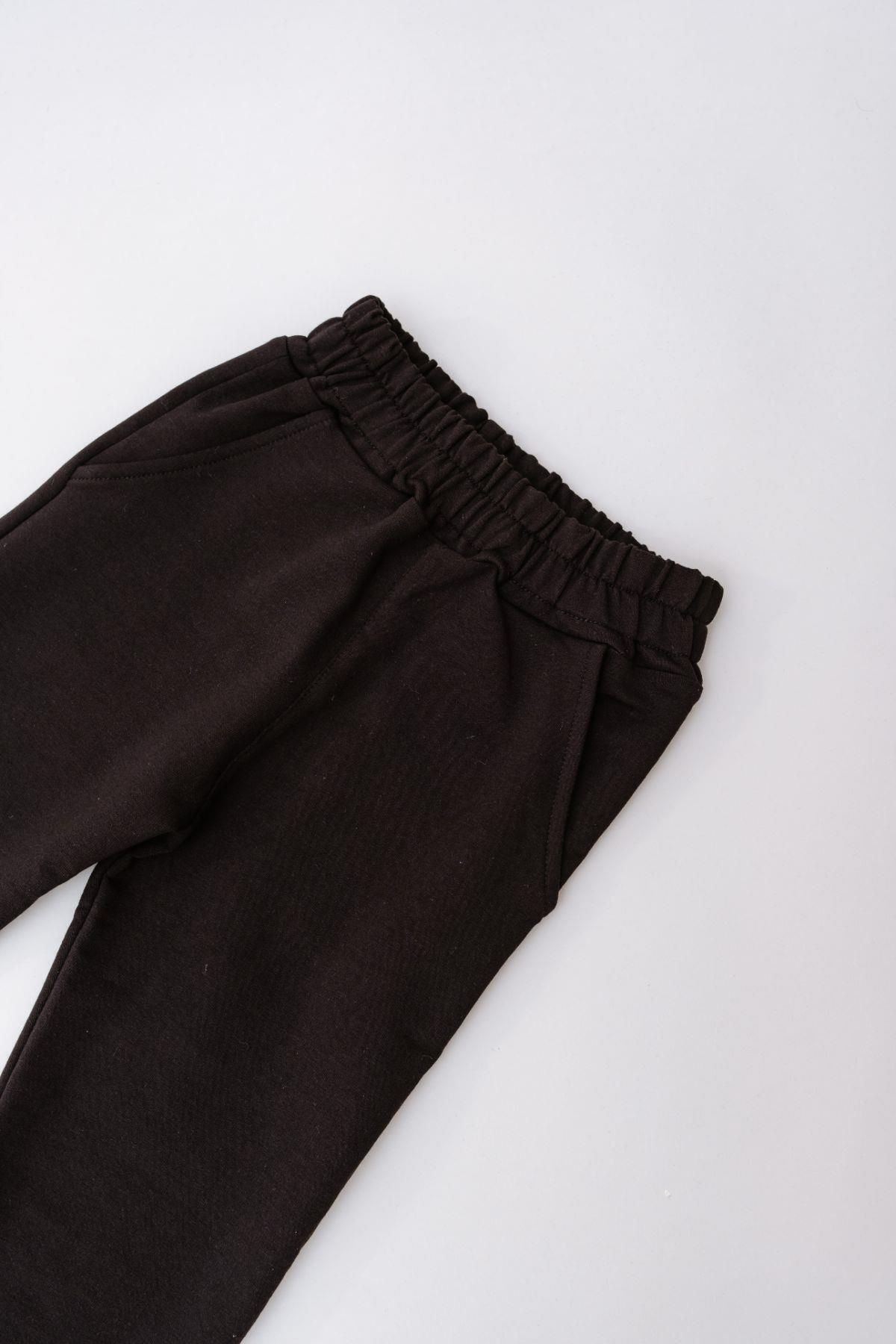C&City-Mädchen-Jogginghose mit elastischem Bein 760 Schwarz 6