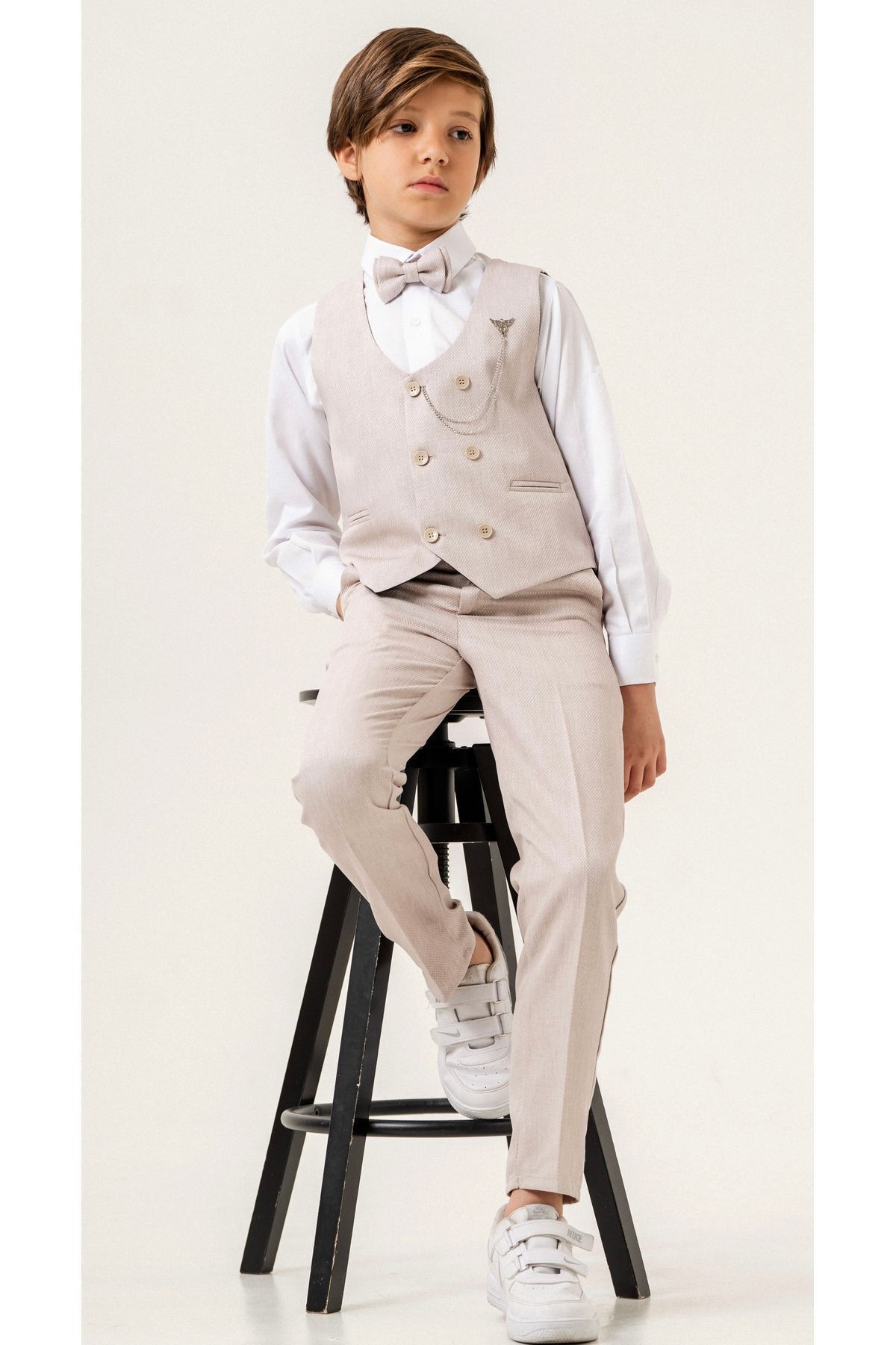 carino's kids Boy's Suit with Planet Vest