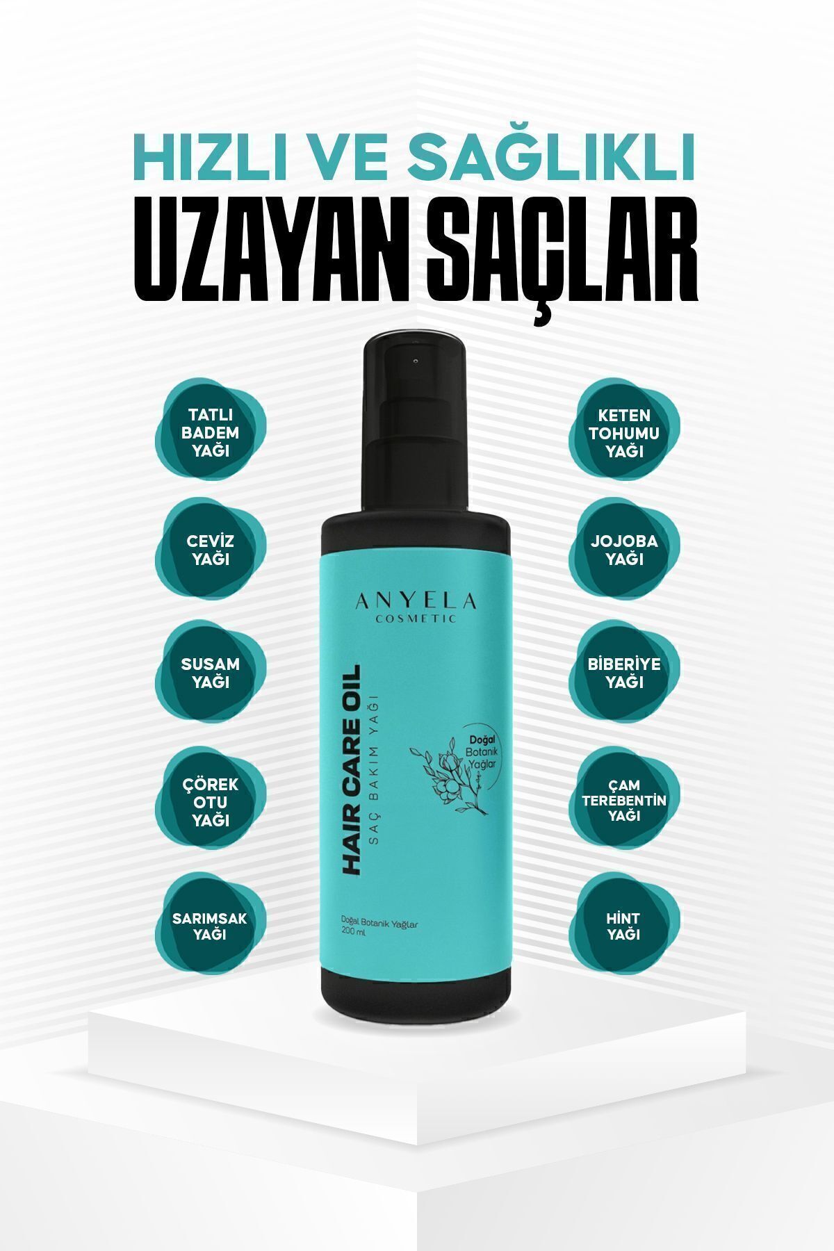 روغن گیاهی مراقبت از مو Anyela