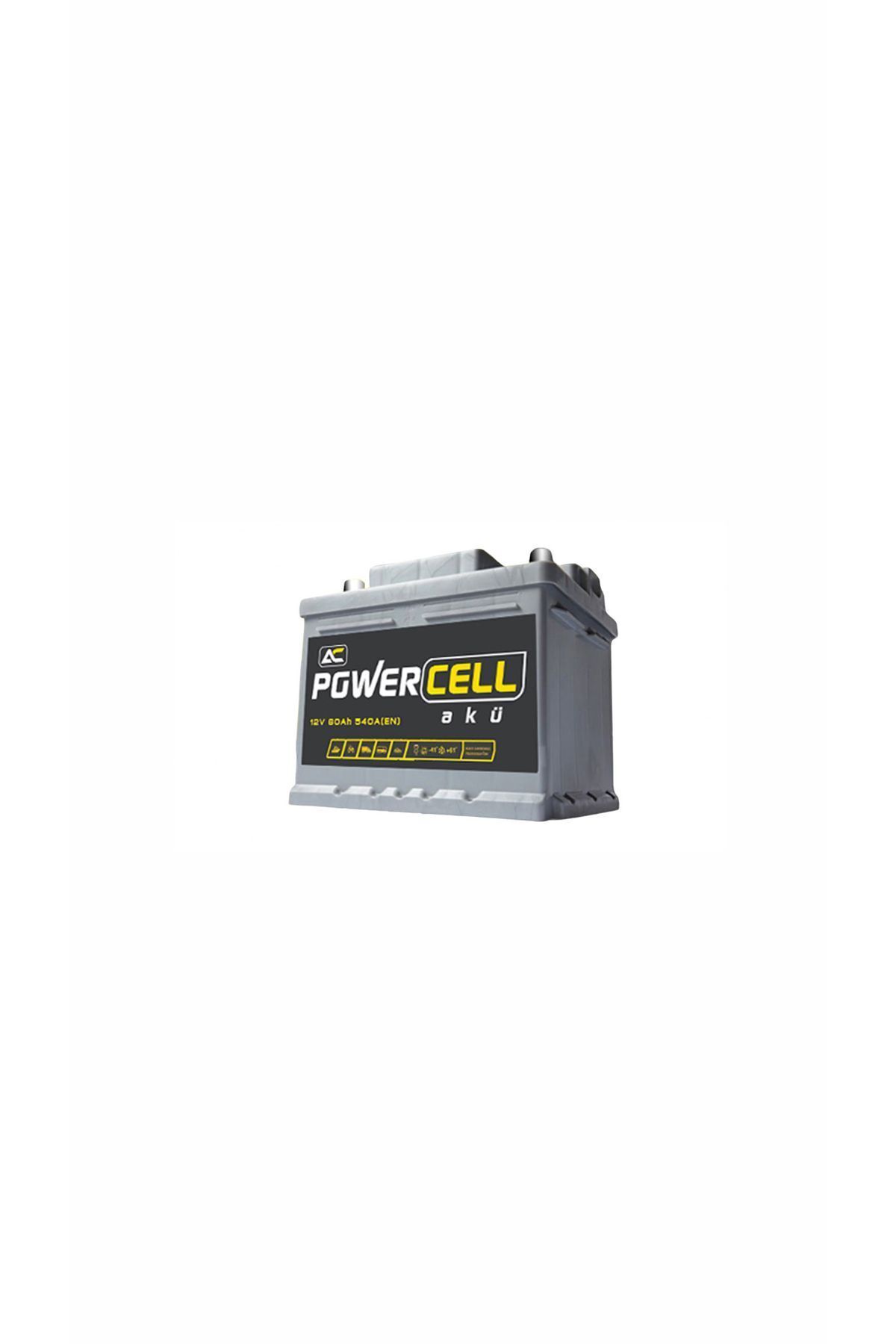POWERCELL 12v 60 Amper 540 Aen Akü