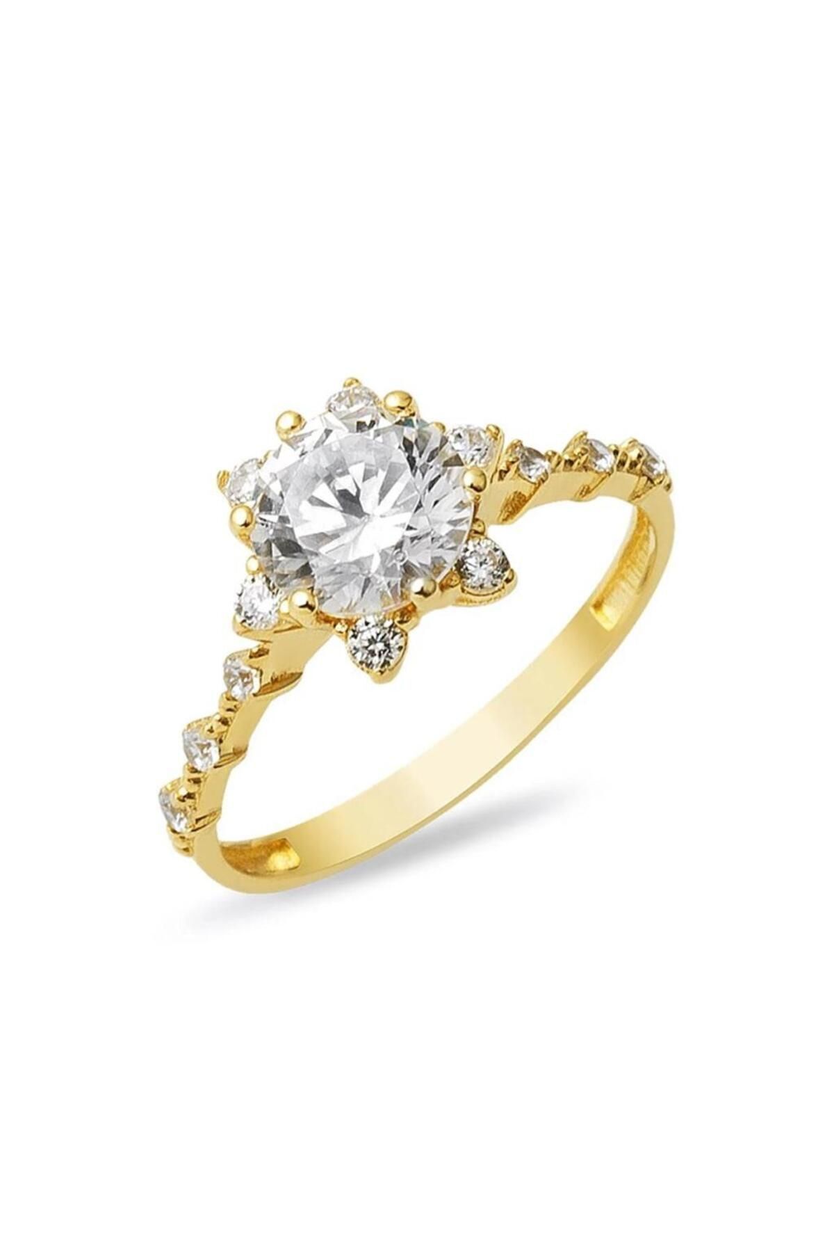 NAZ PIRLANTA LOTUS TEKTAŞ YÜZÜK