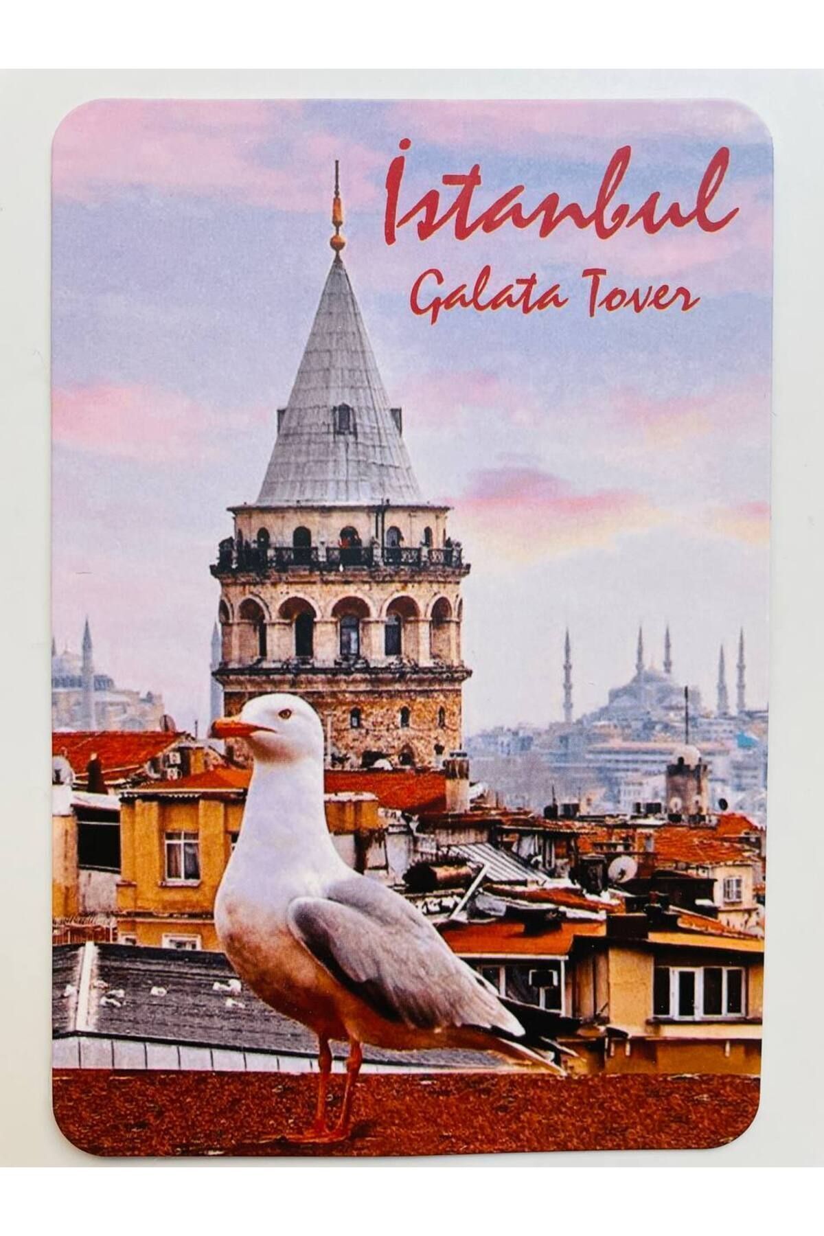 GALATA GIFT İstanbul Temalı, Kartpostal, Nostaljik, Kraft, Kart, Postcard, 16*11cm