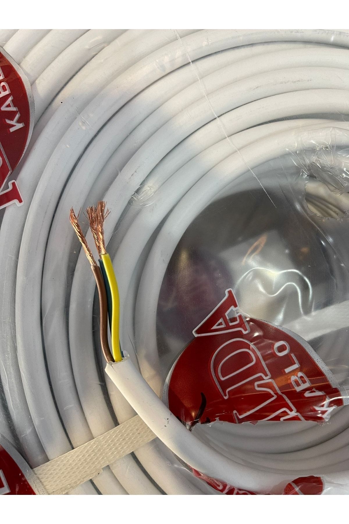 Çağrı 100 Metre 3x2.5 Mm2 Cca Alüminyum Bakır Karışımı. Tam Kesit Elektrik Kablosu