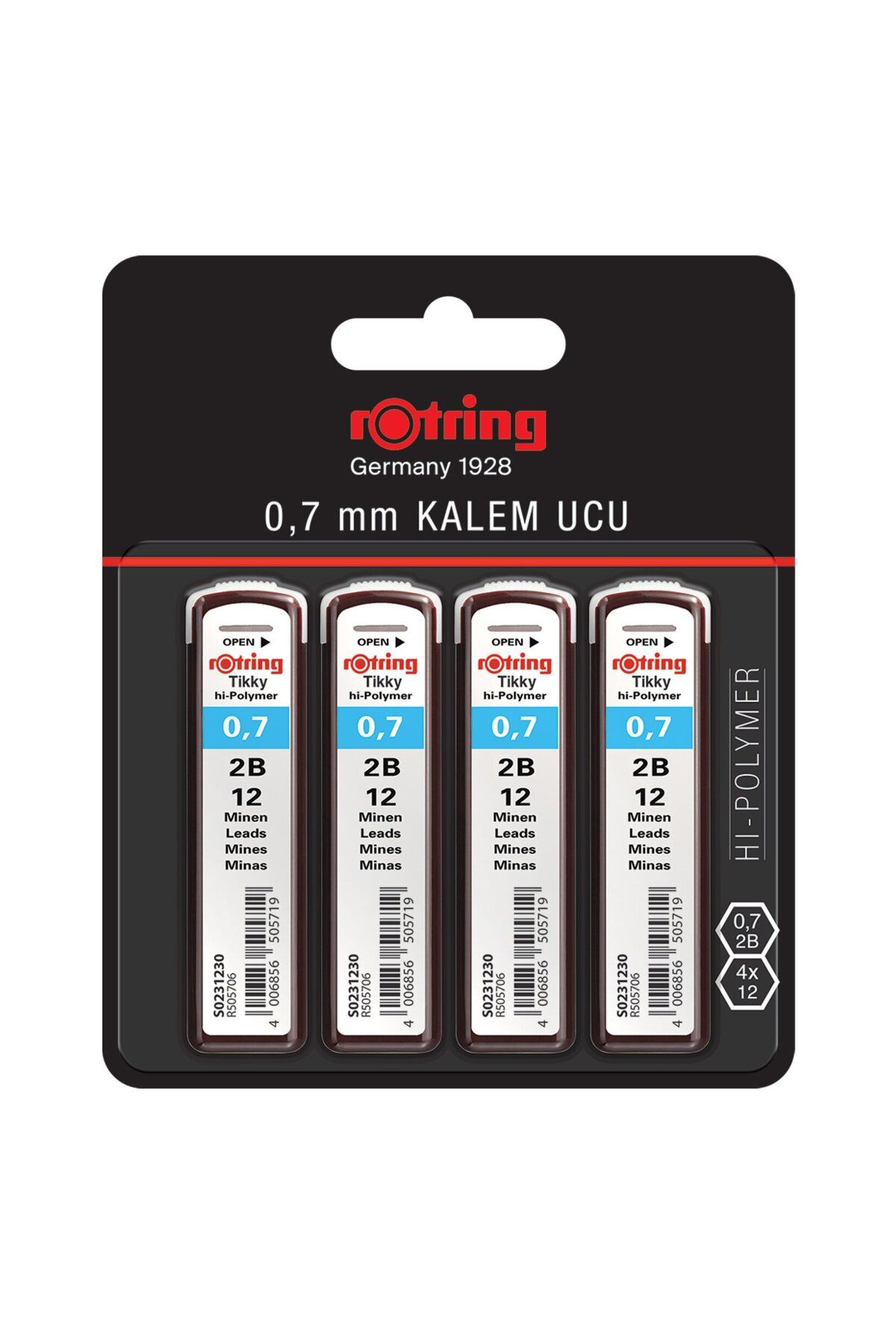 Rotring Tikky 0,7 2b Hı-polymer Kalem Uç (4 ADET)