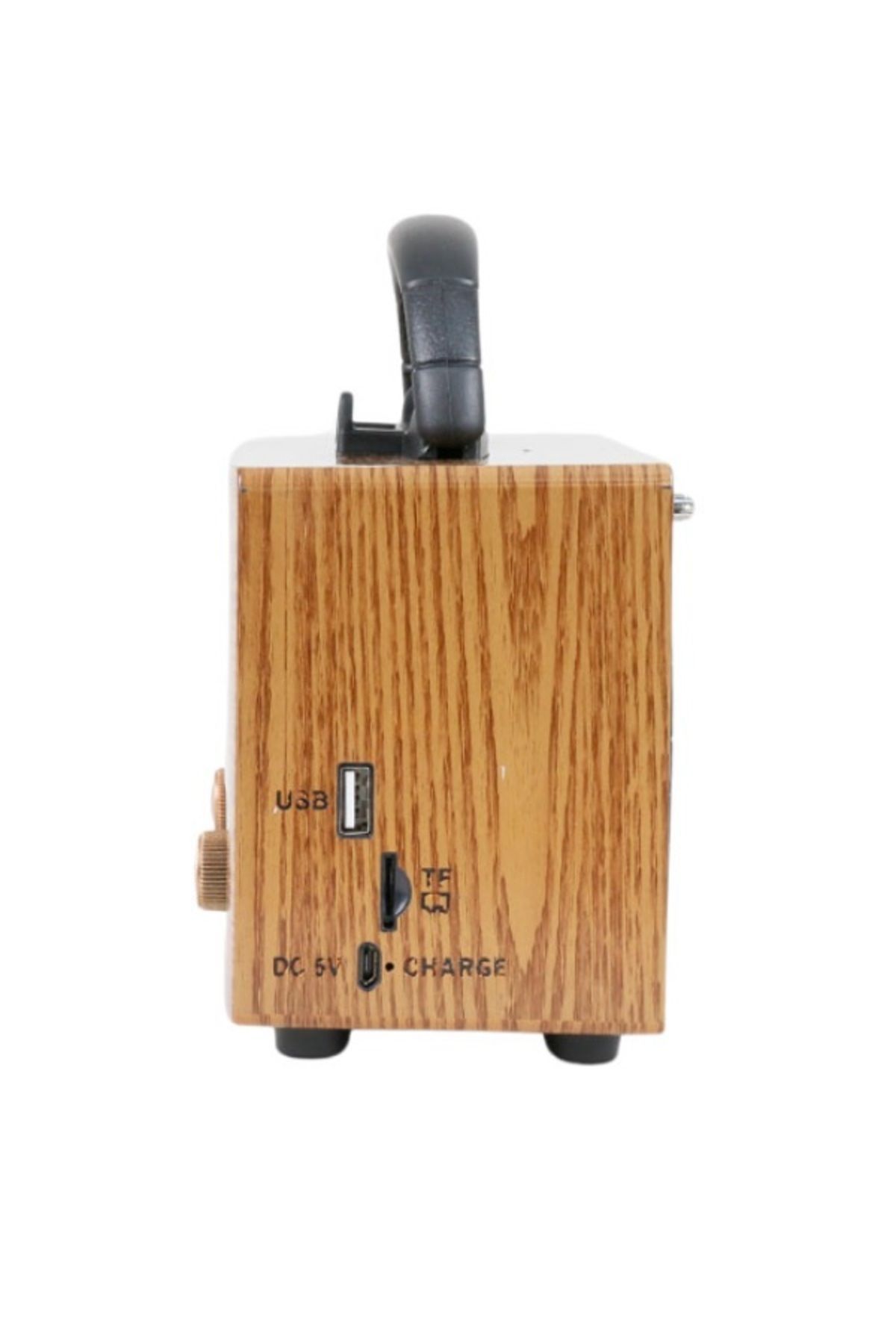 Nostaljik Radyo Şarjlı Bluetooth Hoparlör Taşınabilir Sd Kart Usb Girişli Mini Speaker Kırmızı #4