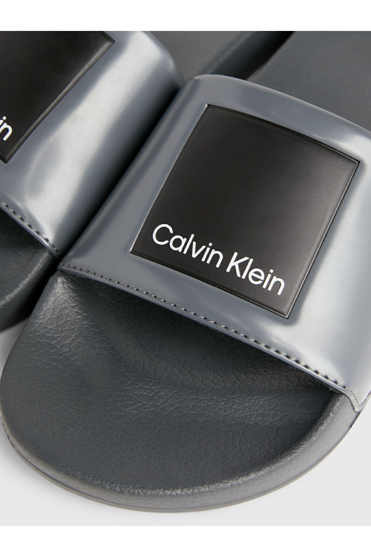 دمپایی خاکستری مردانه HM0HM01466 PCX اورجینال Calvin Klein