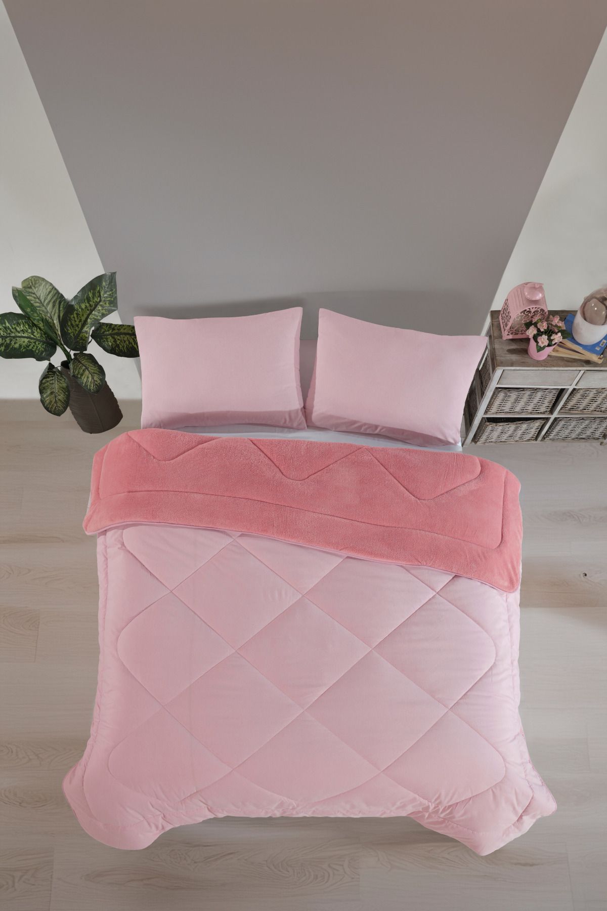 Formeya-Single Luxury Powder Wellsoft Quilt Double Sided 155x215 12