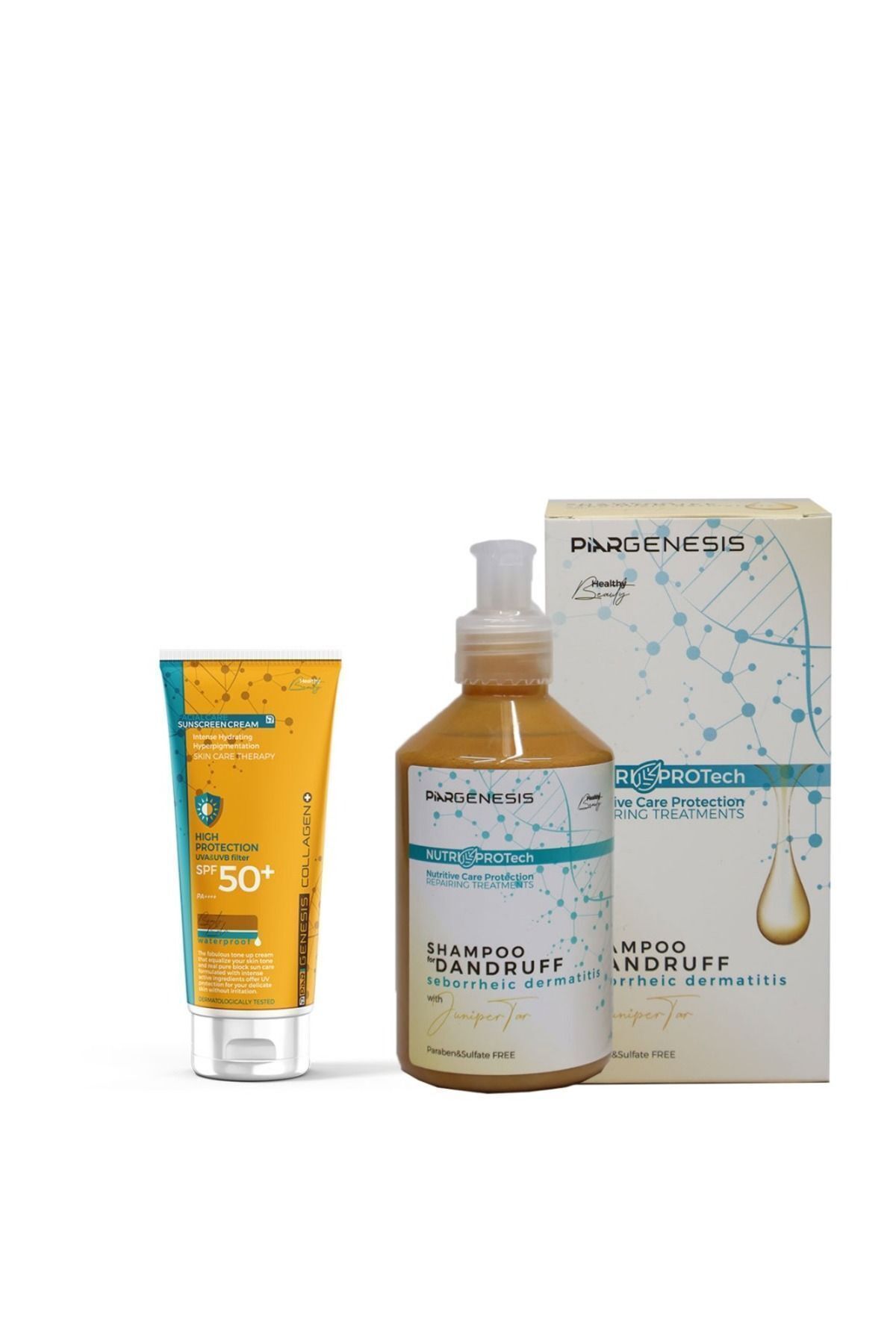 Ton Eşitleyici Renkli Yüz Güneş Kremi 40 ml+Kepeğe Karşı Şampuan Seborrheic Dermatitis 250 ml — 8699691130910
