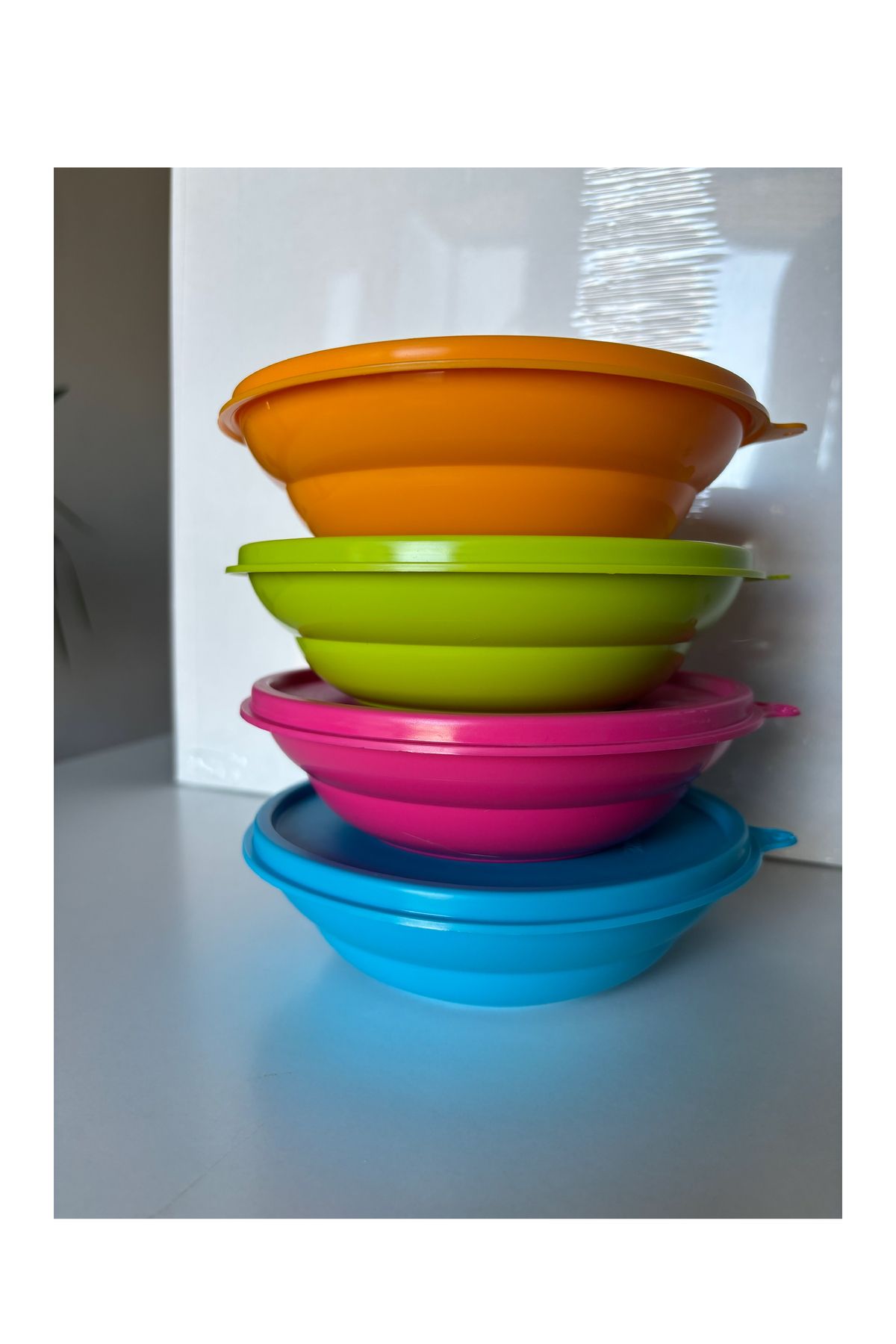 Bonbon Colorful Containers 4-Piece 400 ml Containers, Bonbon Container