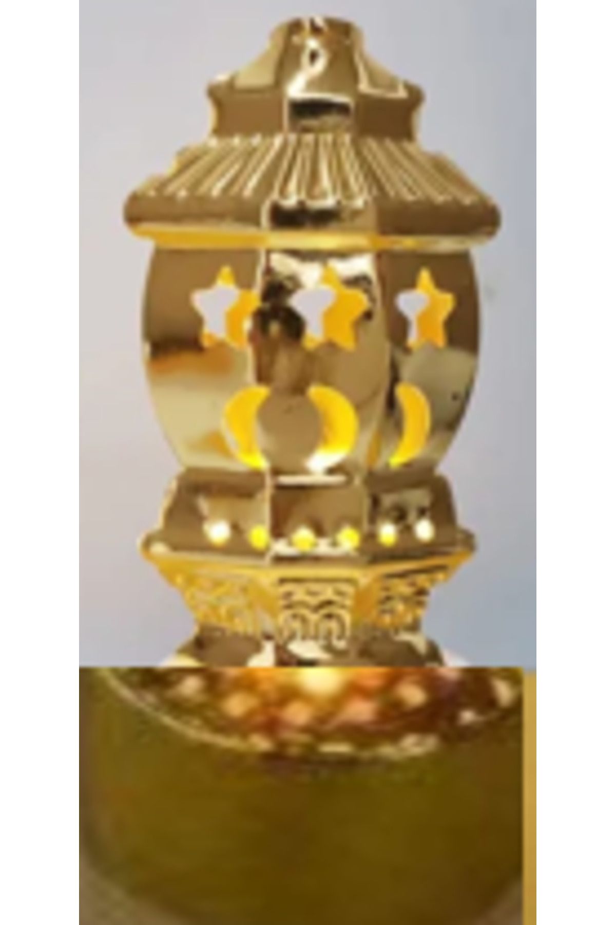 Serero Ayaklı Led Işık Gold Renk Gün Işığı Mz6200-235