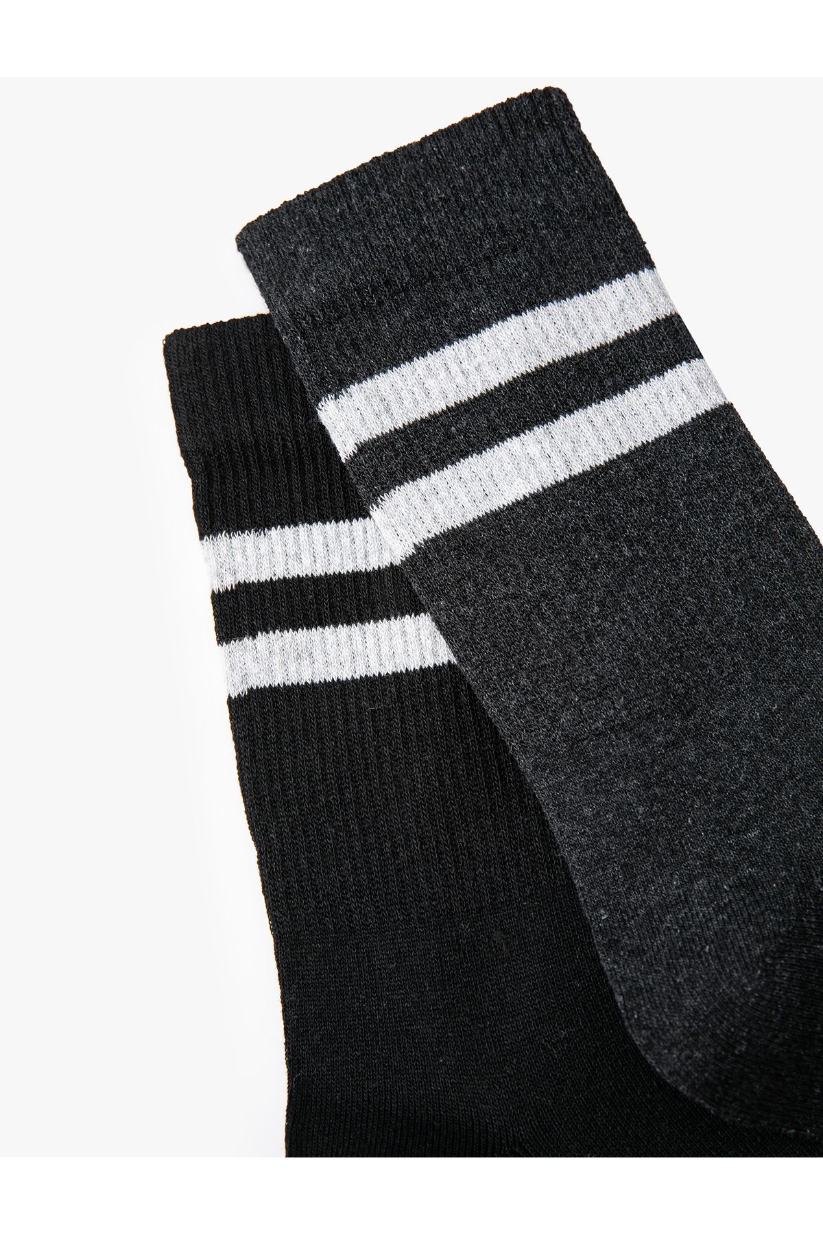 Koton-Set of 2 Socks with Stripe Pattern 3