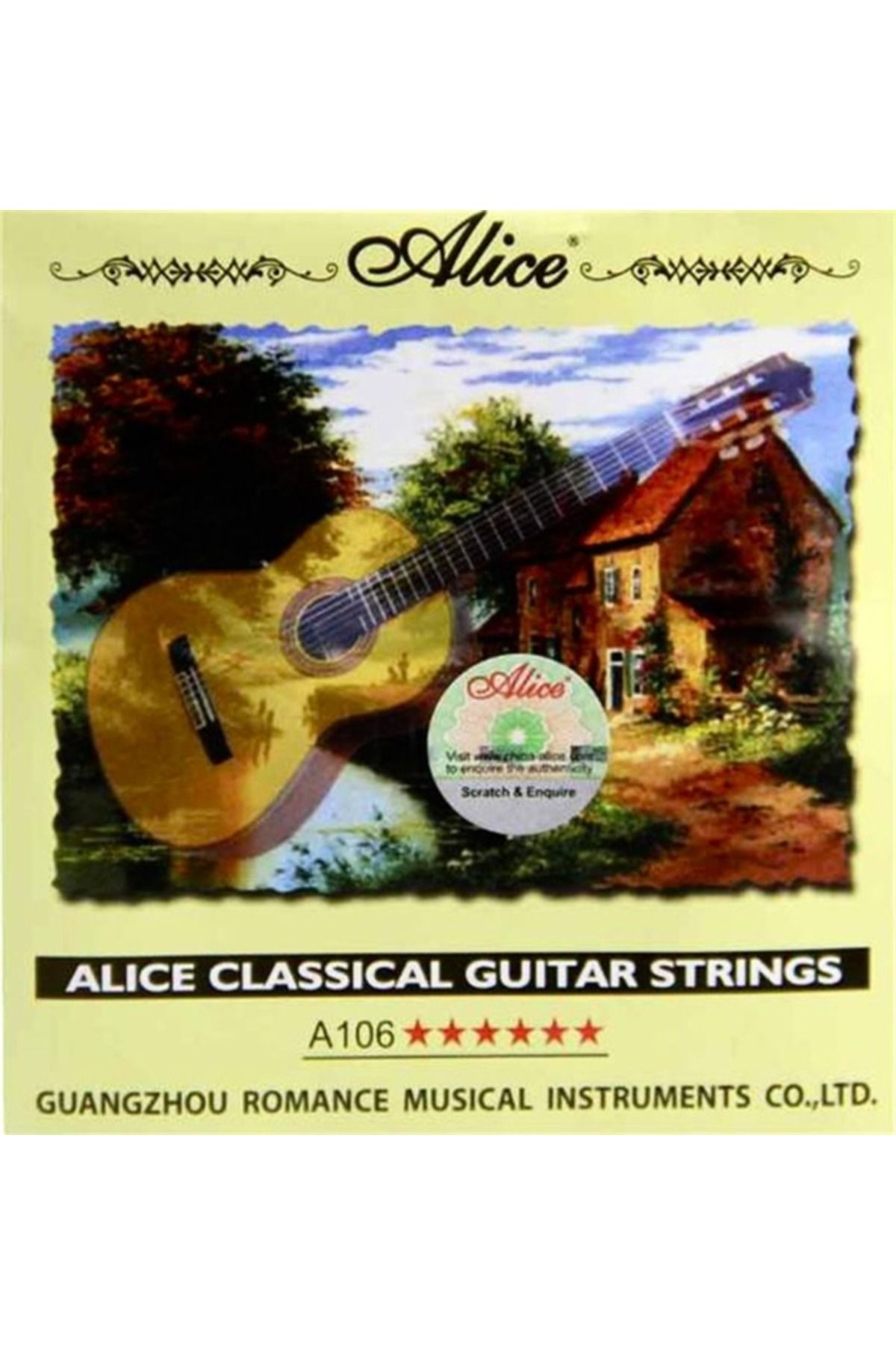 Master Music A106h Klasik Gitar Takım Tel (ORİJİNAL ÜRÜNDÜR)