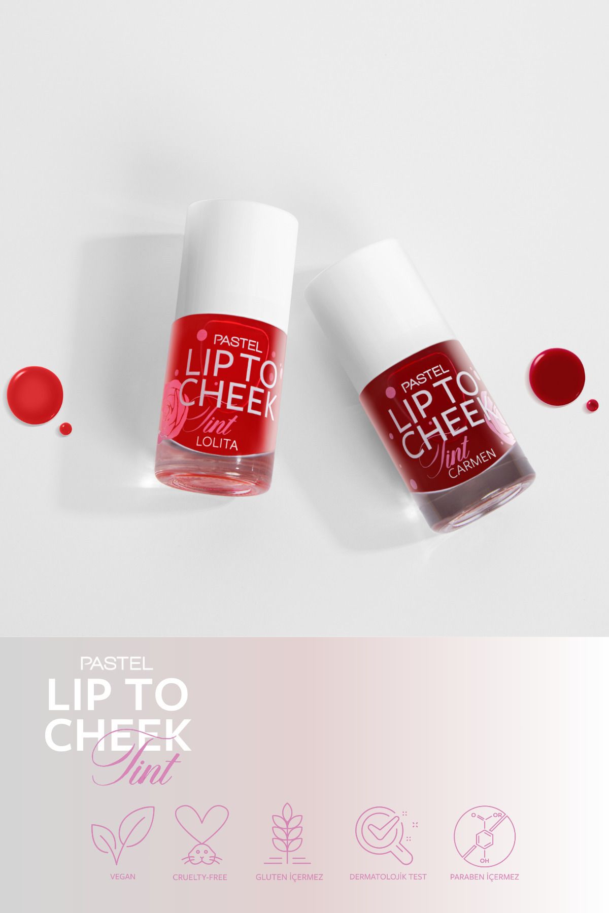 Pastel Lip To Cheek Tint Lolita Ruj Ve Allık-7