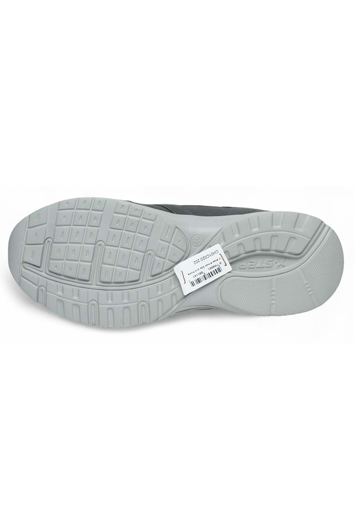 X-Step 0-20 Cilt Hafif ve Rahat Taban Unisex Spor Ayakkabı FÜME — رنگارنگ VSK-AST07890 — تصویر 3 از 3