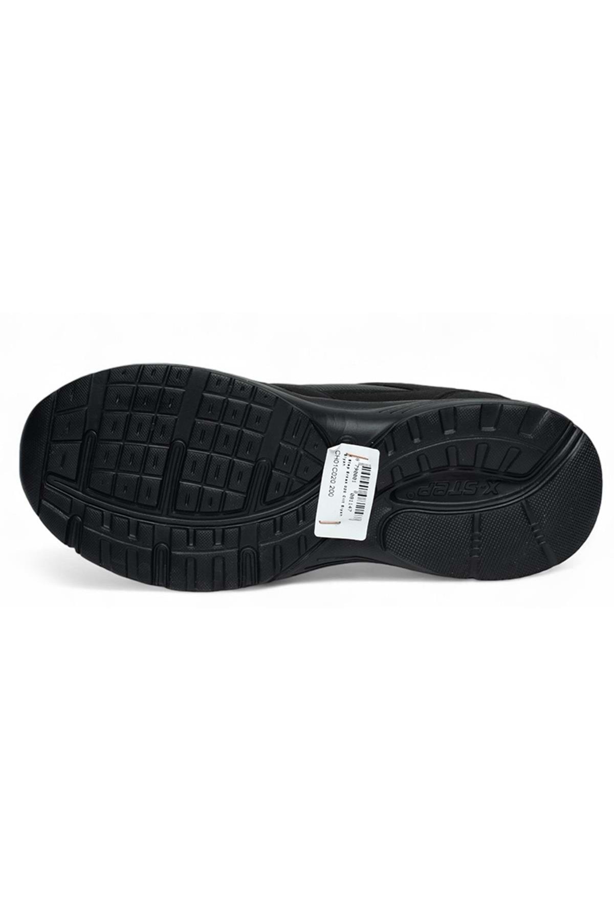 X-Step 0-20 Cilt Hafif ve Rahat Taban Unisex Spor Ayakkabı SİYAH — مشکی VSK-AST07890 — تصویر 3 از 3
