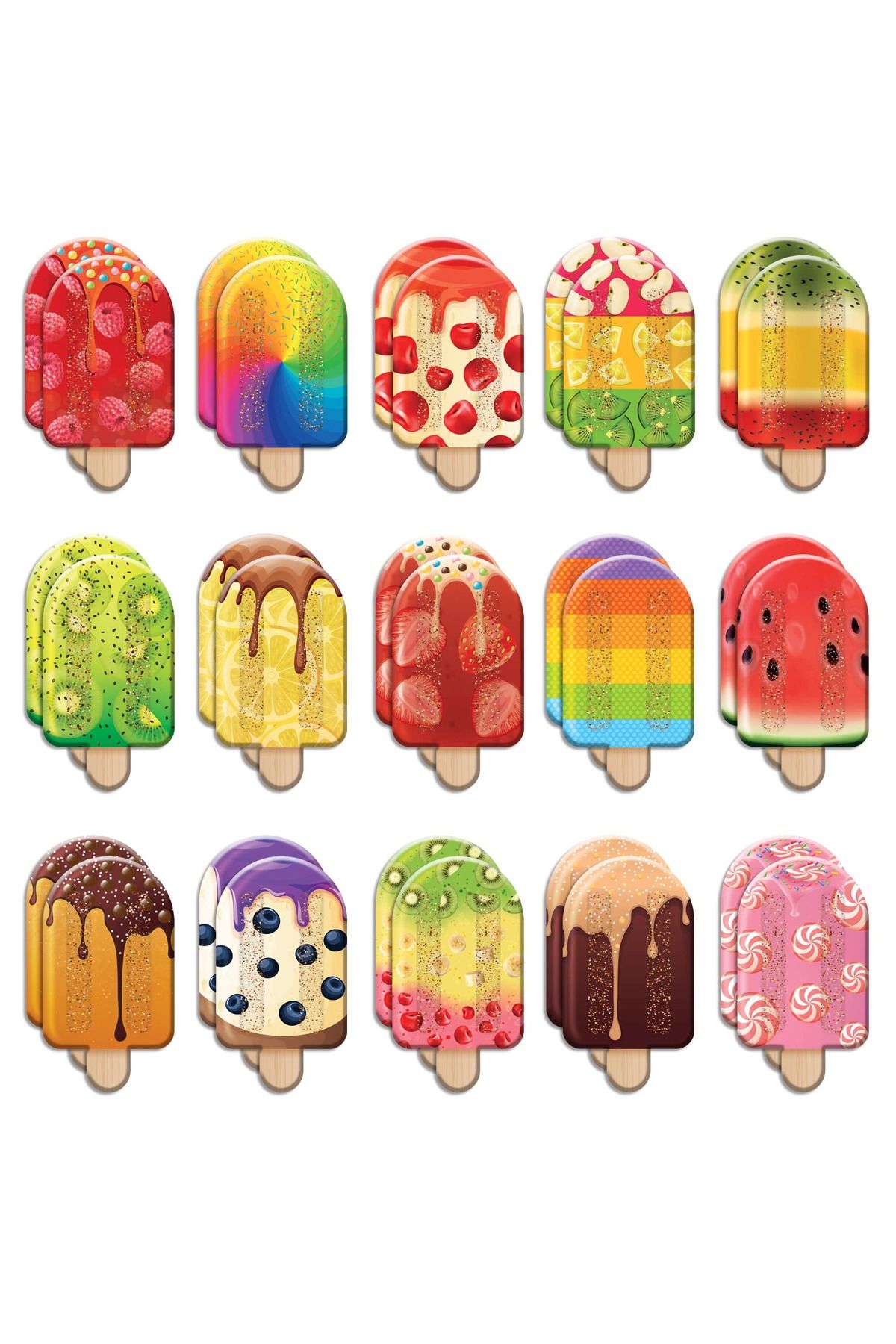 Circle Toys-Ice Cream Matching Cards Memory Matching Game Educational Toy 72 Cards 3