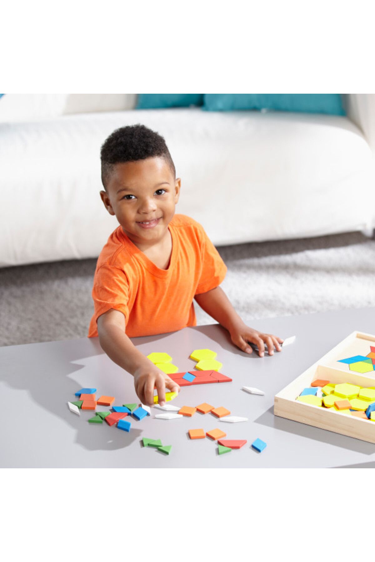 Melissa & Doug-Melissa And Doug Wooden Advanced Shape Puzzle 3