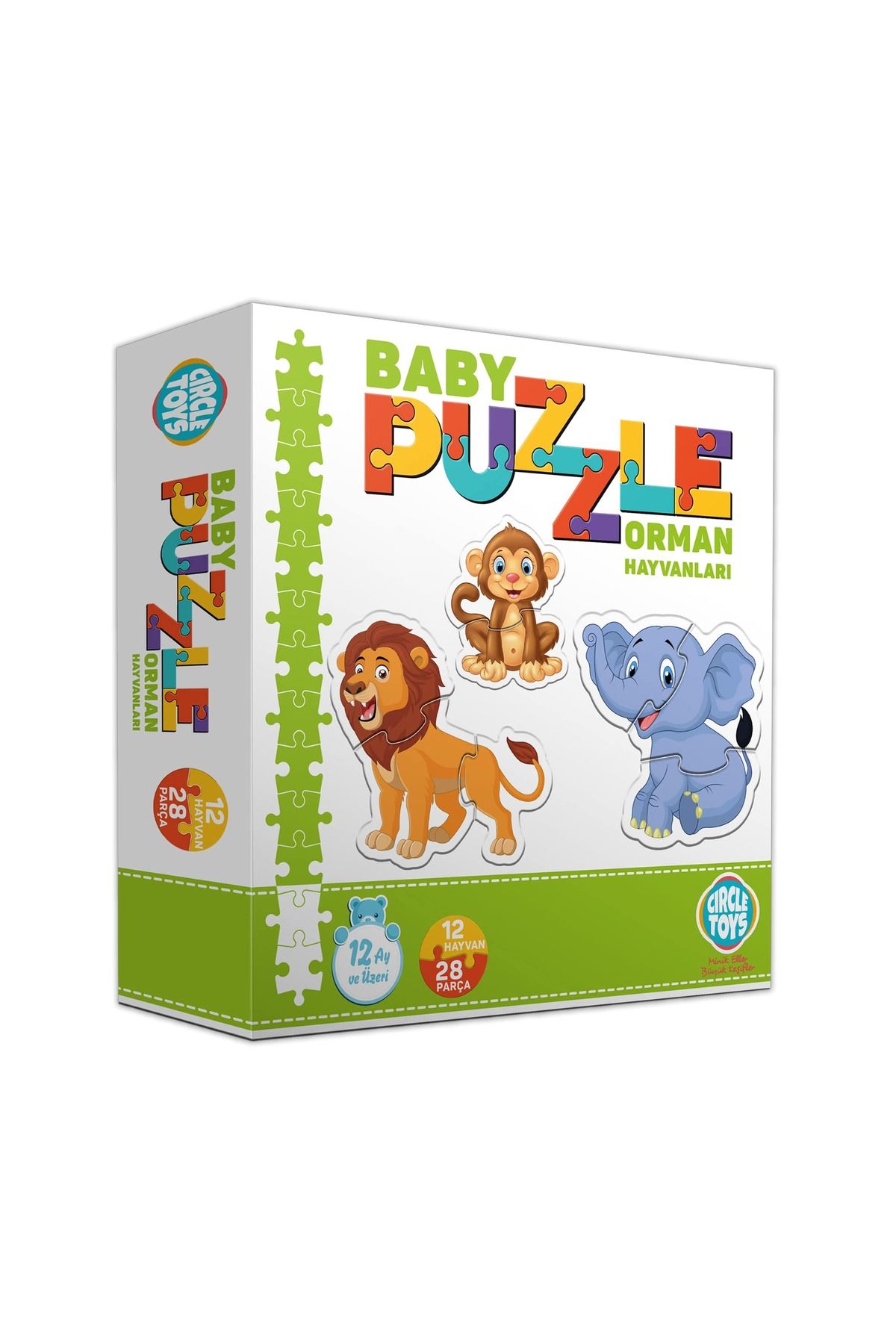 Circle Toys Baby Puzzle Orman Hayvanları