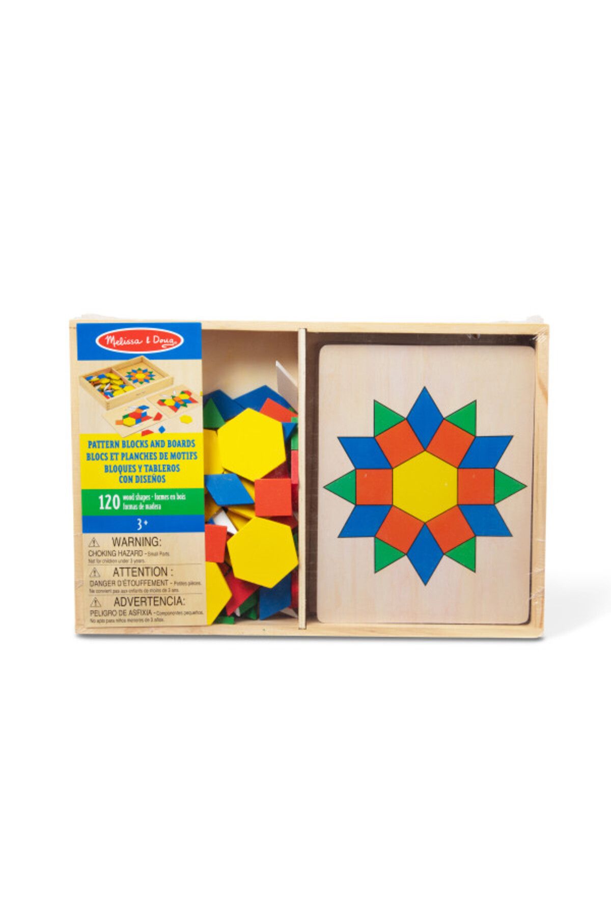 Melissa & Doug-Melissa And Doug Wooden Advanced Shape Puzzle 2