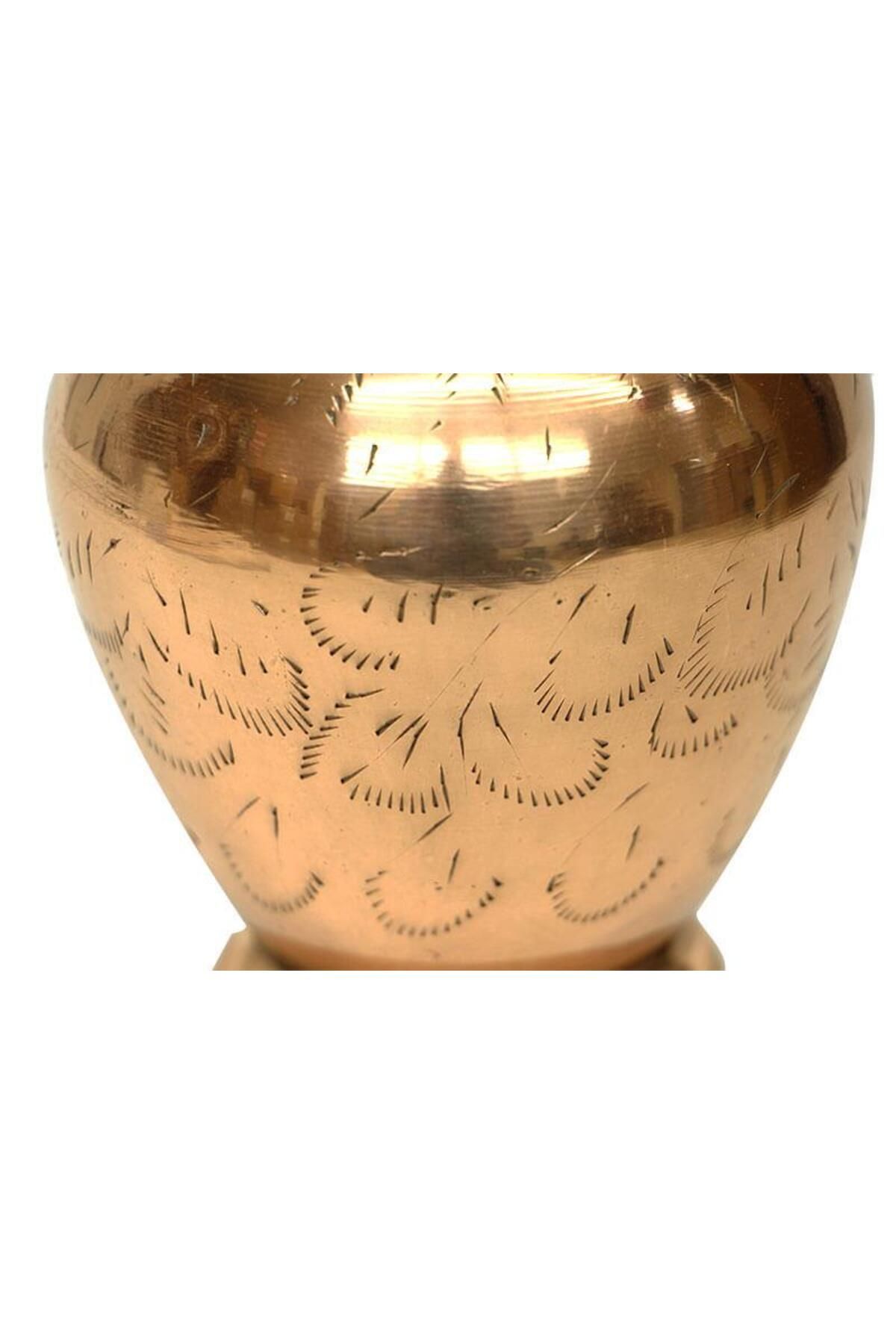 novoglo-Brass Decorative Gift Vase - Flat Embroidered Model All 2