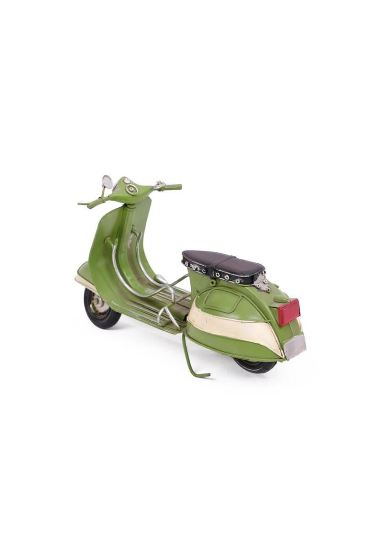 BAZAARİO Dekoratif Metal Scooter Vintage Hediyelik Biblo