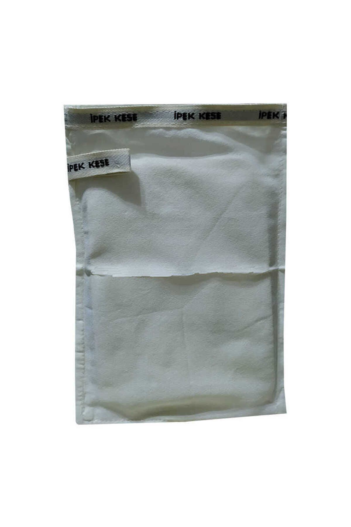 ıvırzıvırr İpek Hassas Cilt İçin Banyo Kesesi Beyaz 16X25