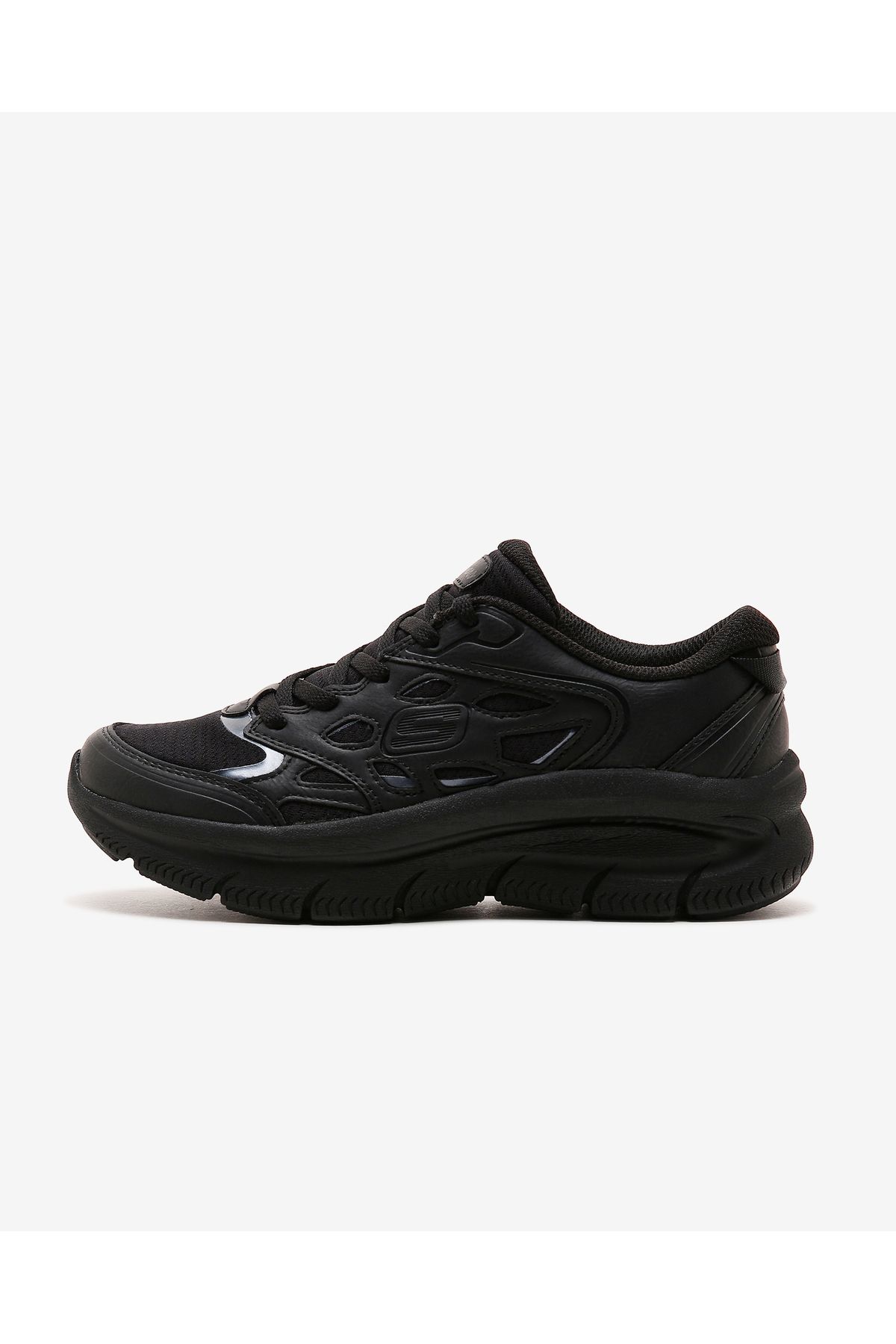مدرن D'lux - کفش کتانی مشکی زنانه Good Start 158584 Bbk Skechers