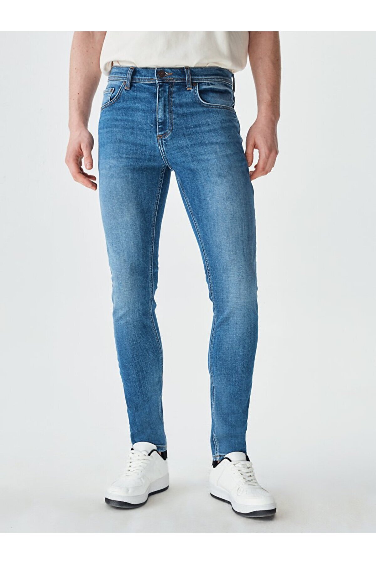 Ltb-Jumy Mid Rise Super úzké kalhoty 2