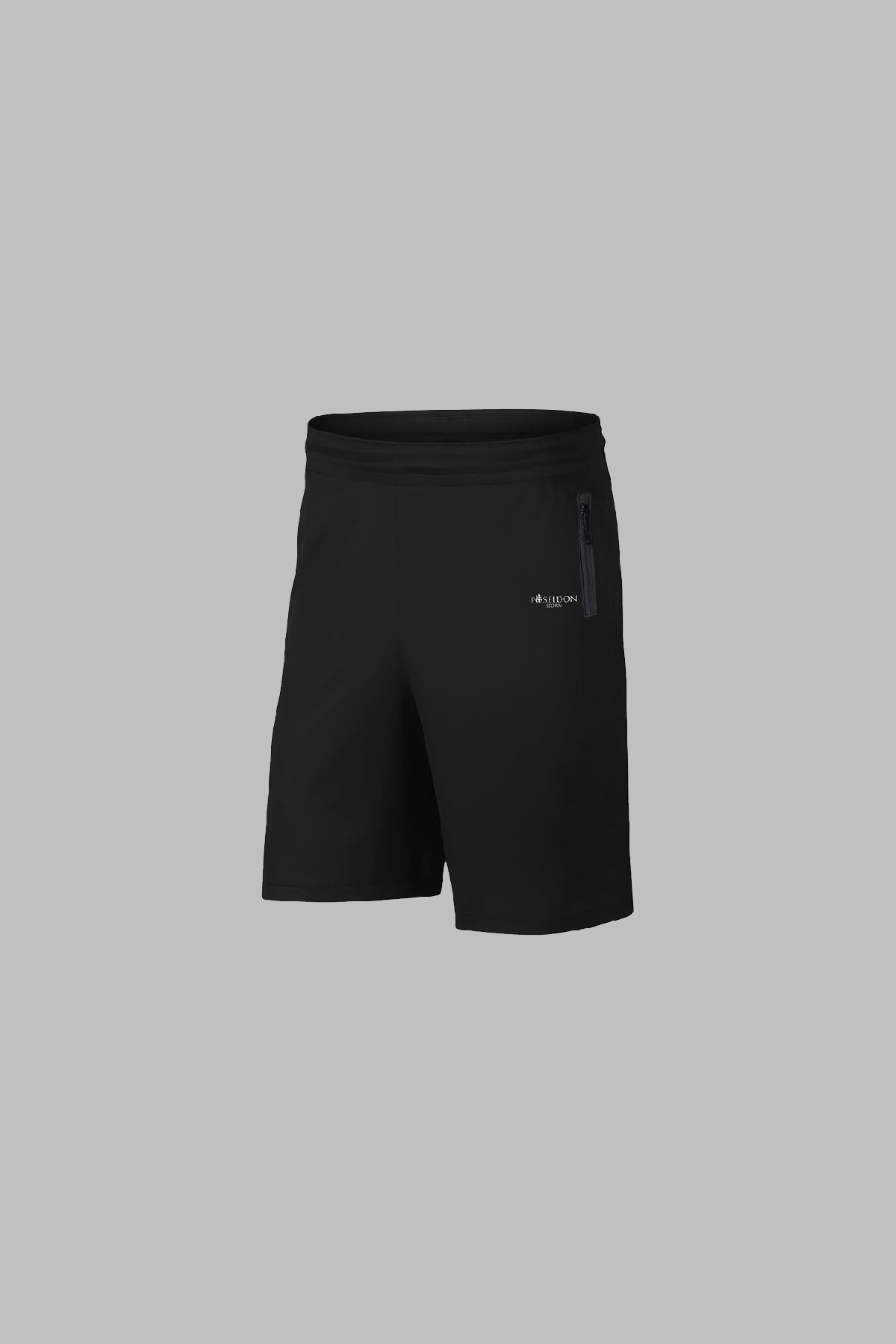 POSEIDON STORM-Мъжки шорти с къс ръкав, удобен горнищник, червен Dri-fit, без принт, Over Size 3