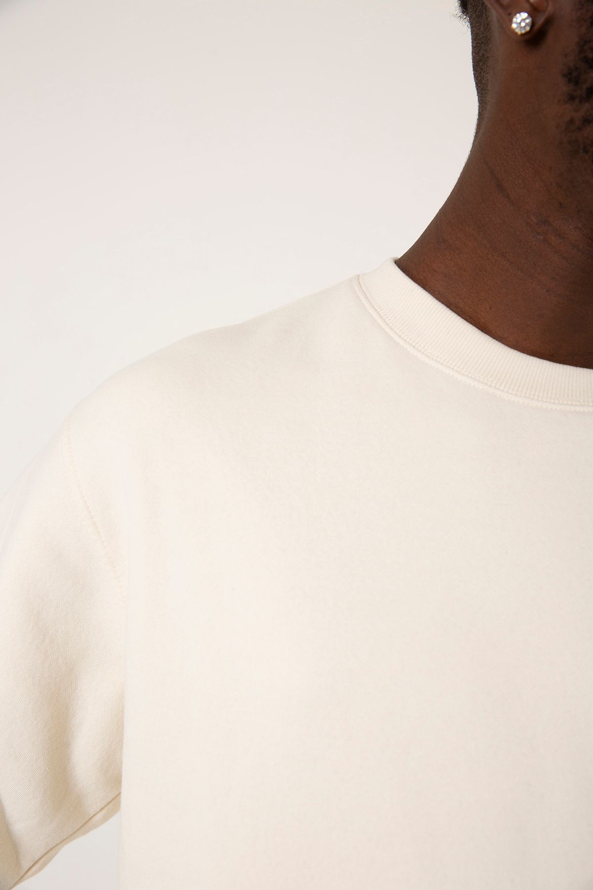 Tshirthane-The Lighthouse Minimalist Ecru Men's 2ip Sweatshirt 6
