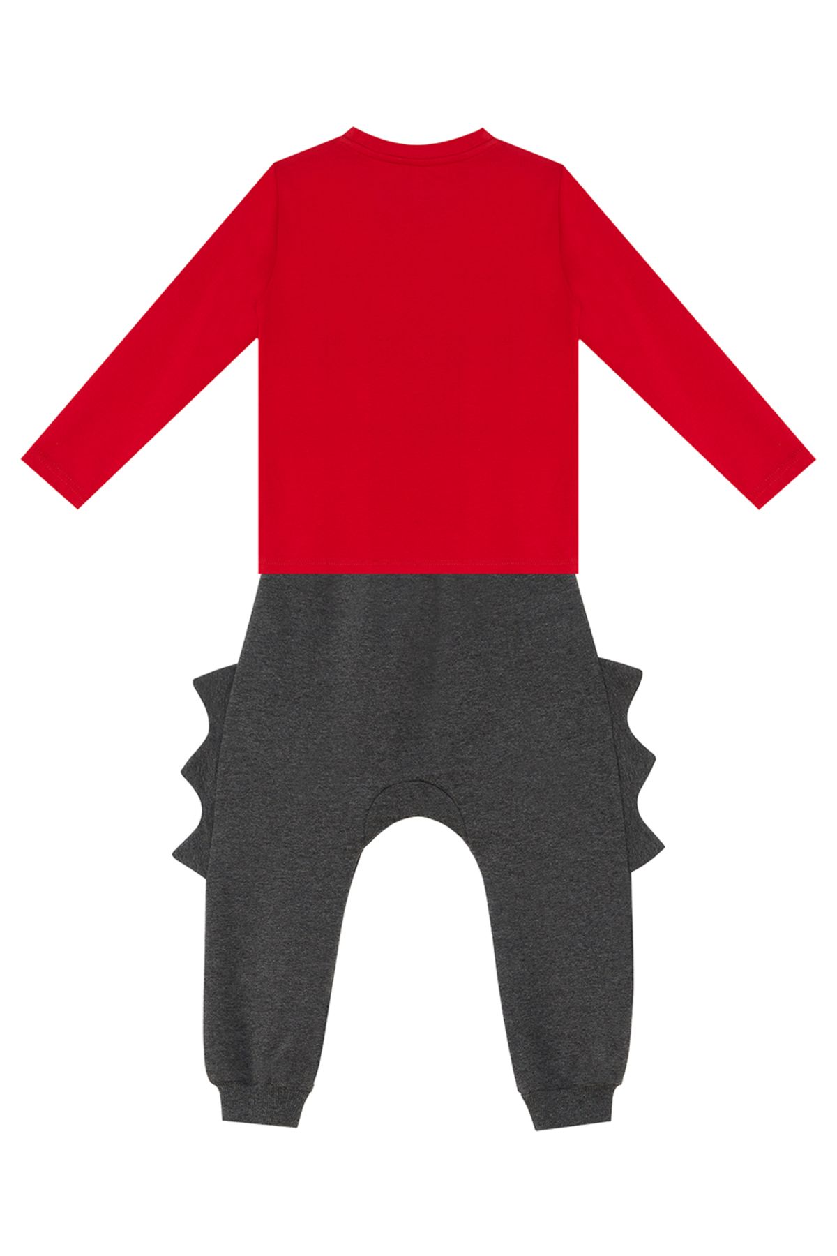 Denokids-Winter-Set aus T-Shirt und Hose für Jungen – Raupe Dino 4