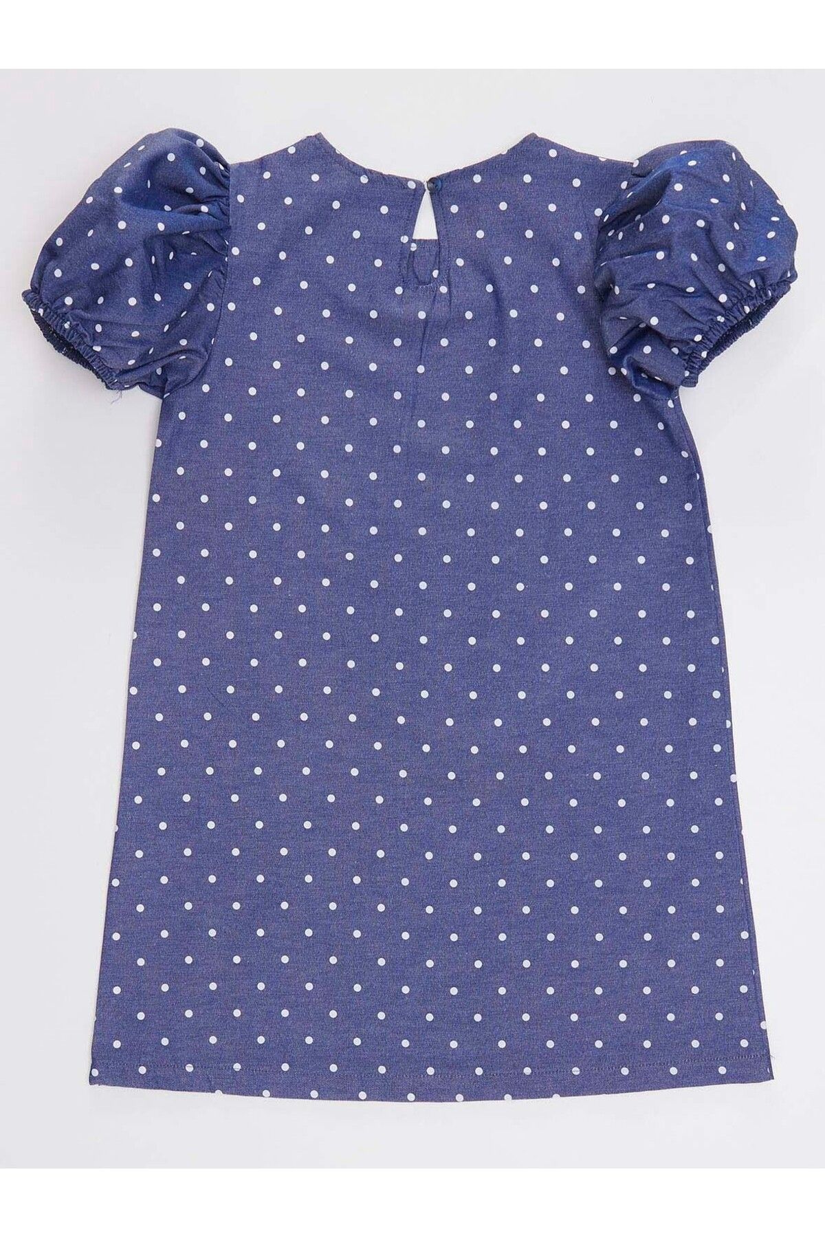 Denokids-Kedicorn Mädchen Sommerkleid mit Punkten, Marineblau 4